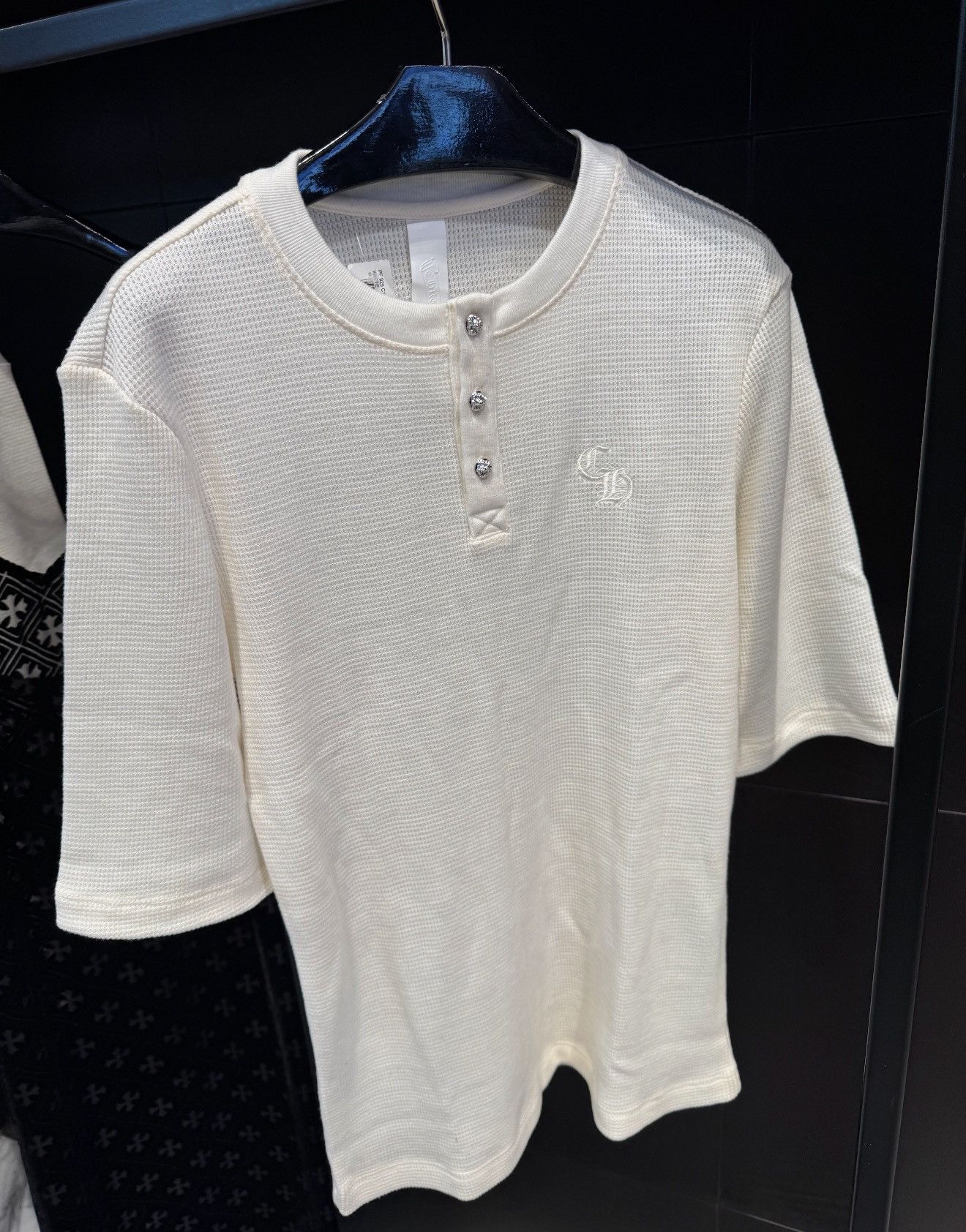 Chrome hearts henley snatch shirt