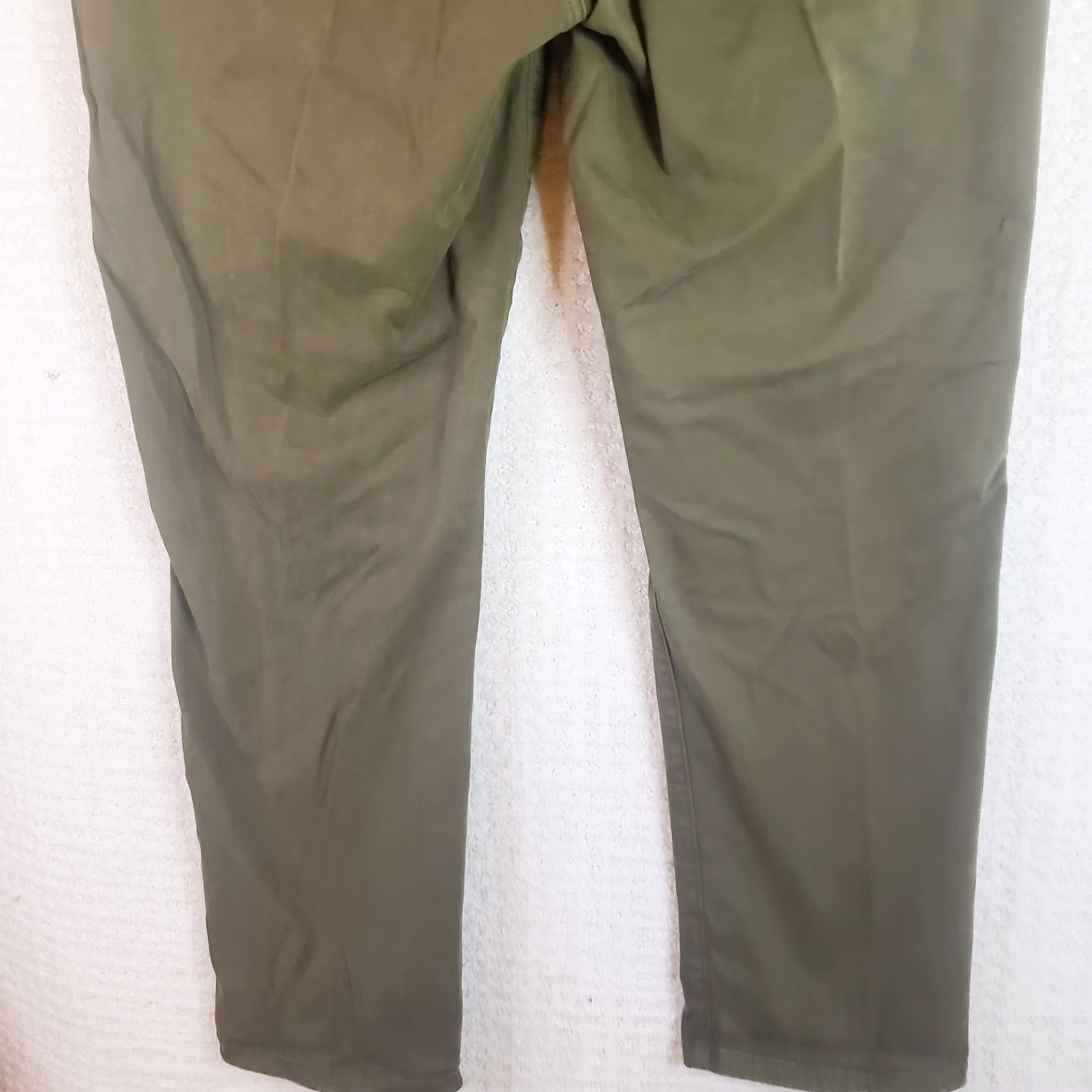Lucky Brand Lucky Brand 410 Athletic Slim Jeans Men 38x30 Green Khaki Stretch Denim Size US 38 / EU 54 - 7 Thumbnail