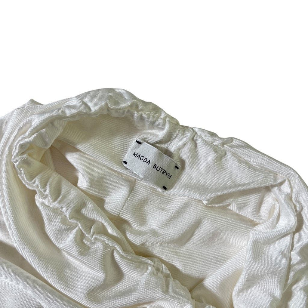 Magda Butrym Magda Butrym One Shoulder Top in Cream Size M / US 6-8 / IT 42-44 - 6 Thumbnail