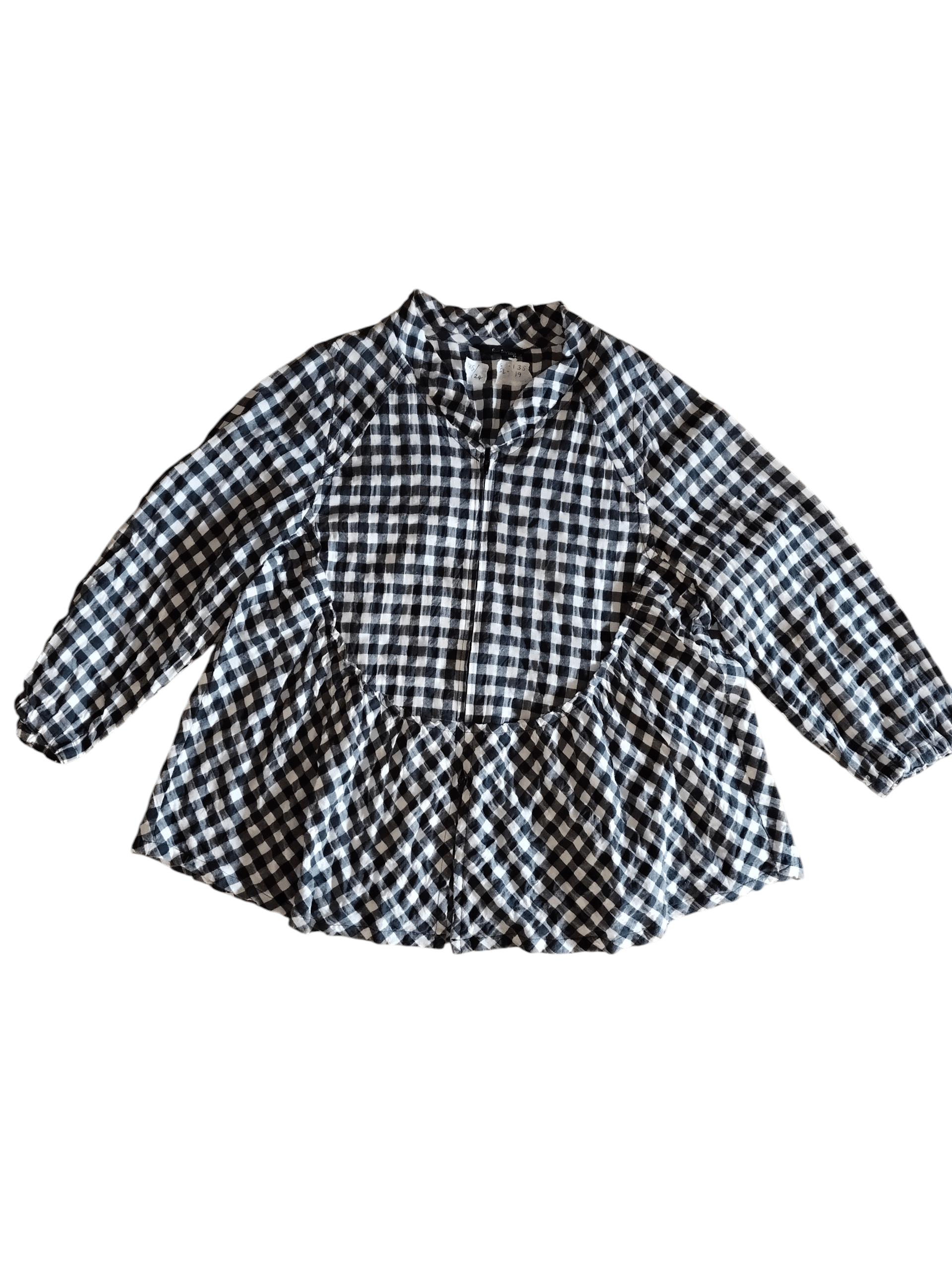 Y's Y's For Living Tartan Blouse (YOHJI YAMAMOTO ) Size S / US 4 / IT 40 - 1 Thumbnail
