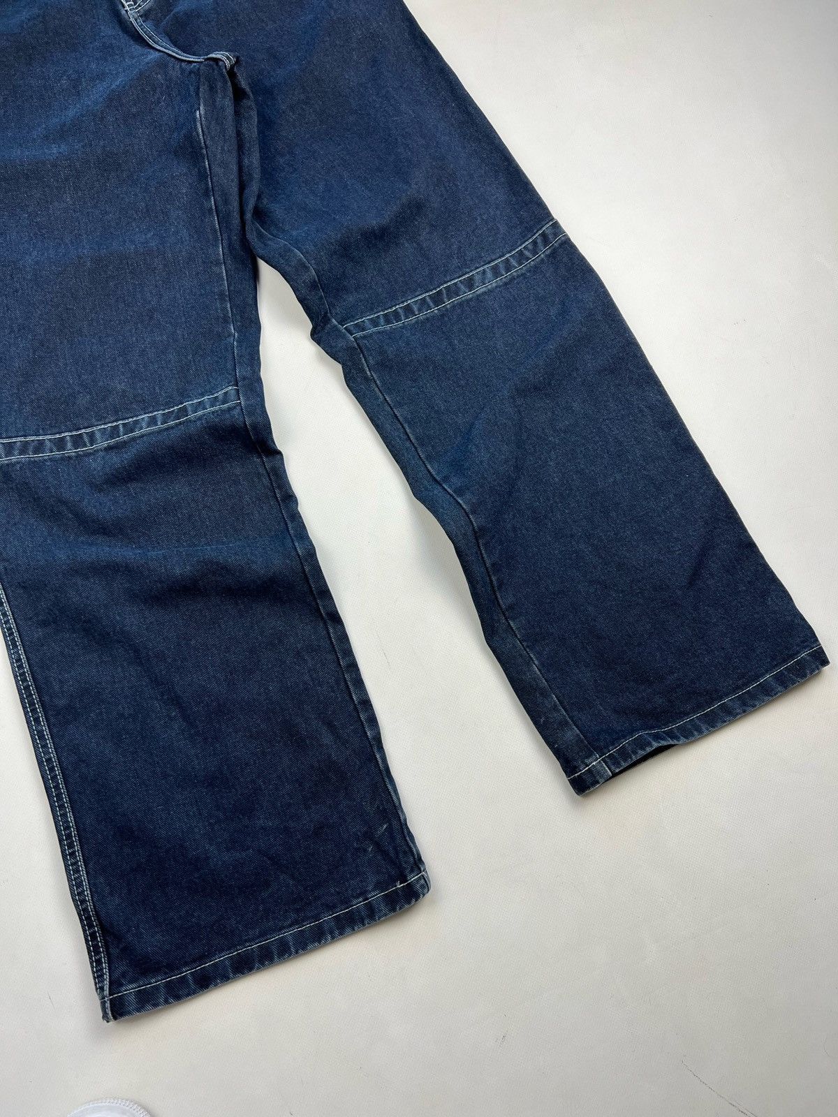 Japanese Brand Opium embroidered spider web jeans double knee pants 30x32 Size US 30 / EU 46 - 4 Thumbnail