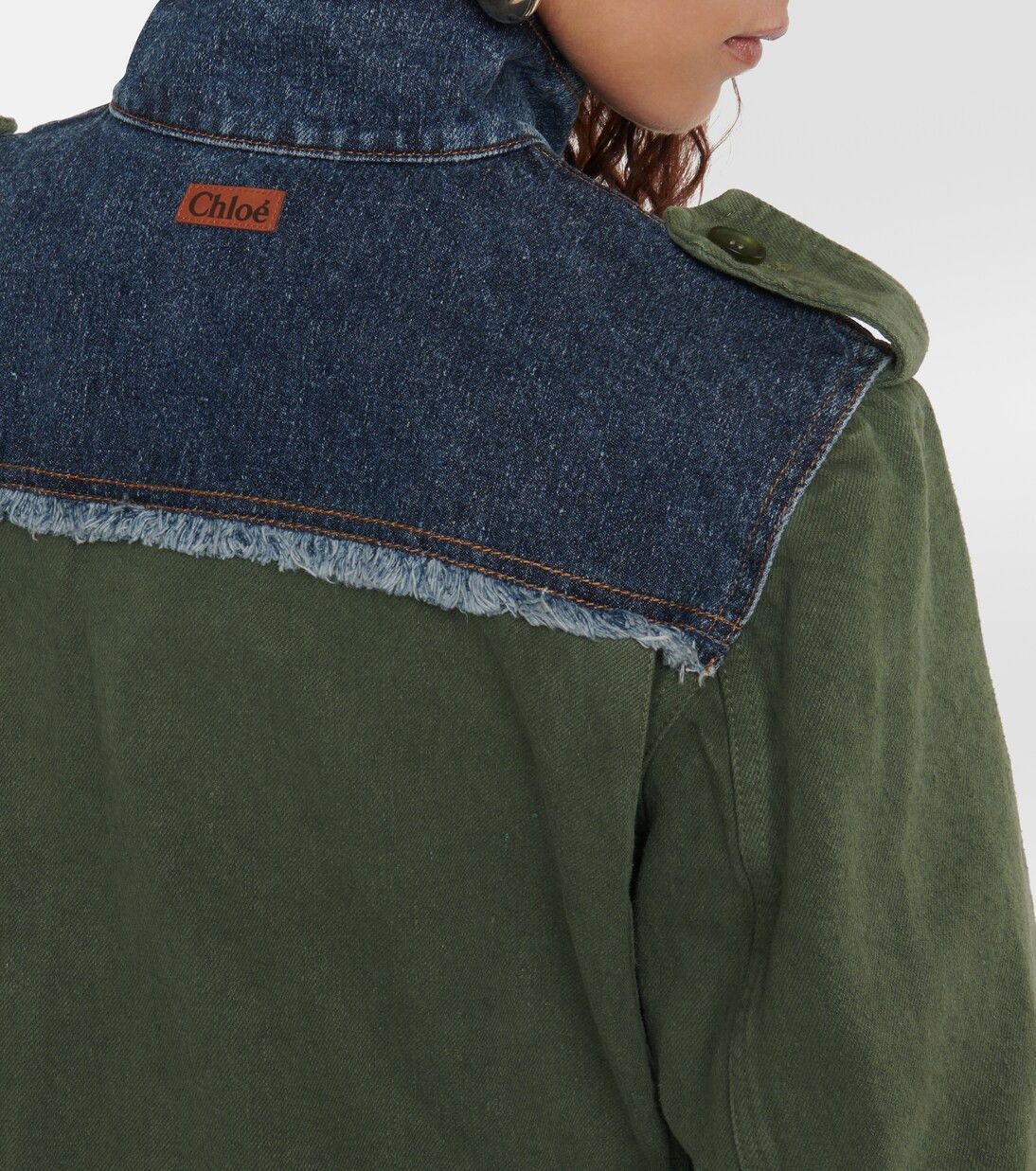 Chloe o1loc1c0425 CHC23 Jacket in Blue & Green Size XL / US 12-14 / IT 48-50 - 5 Thumbnail