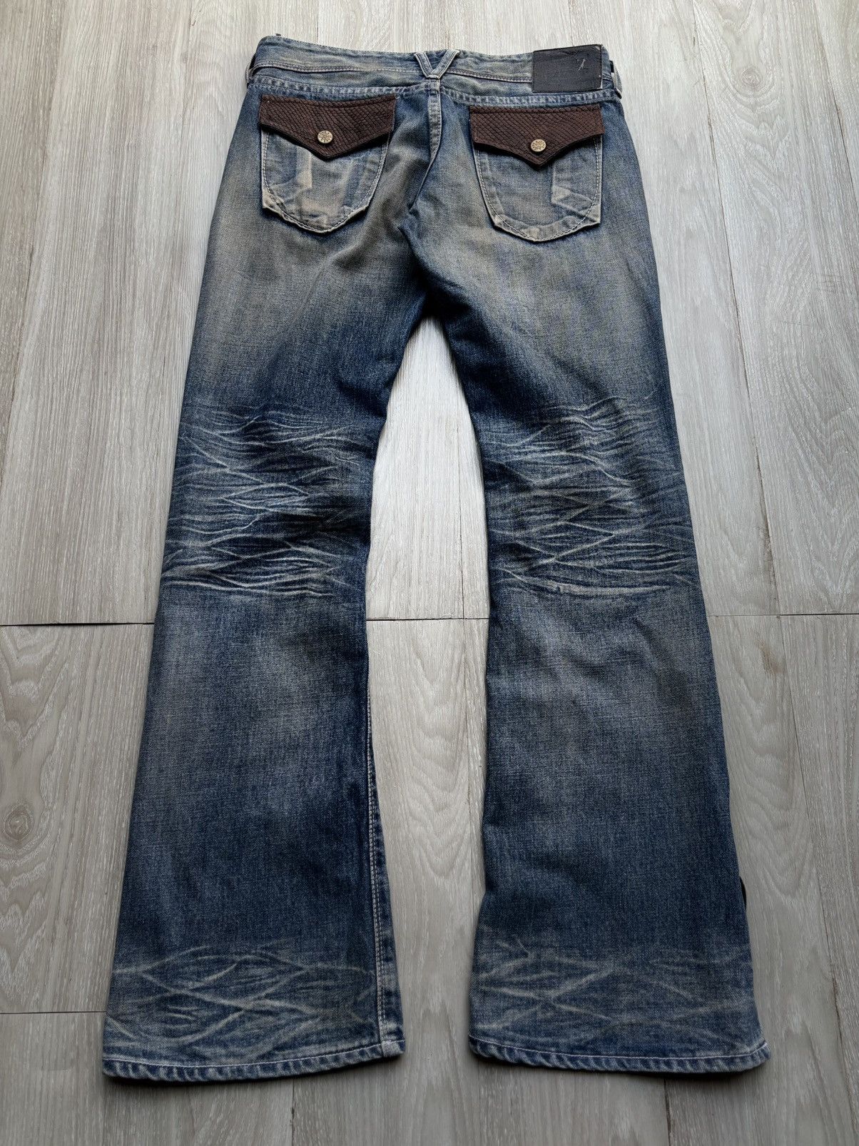 Vanquish lace up flare jeans Size US 27 - 5 Thumbnail