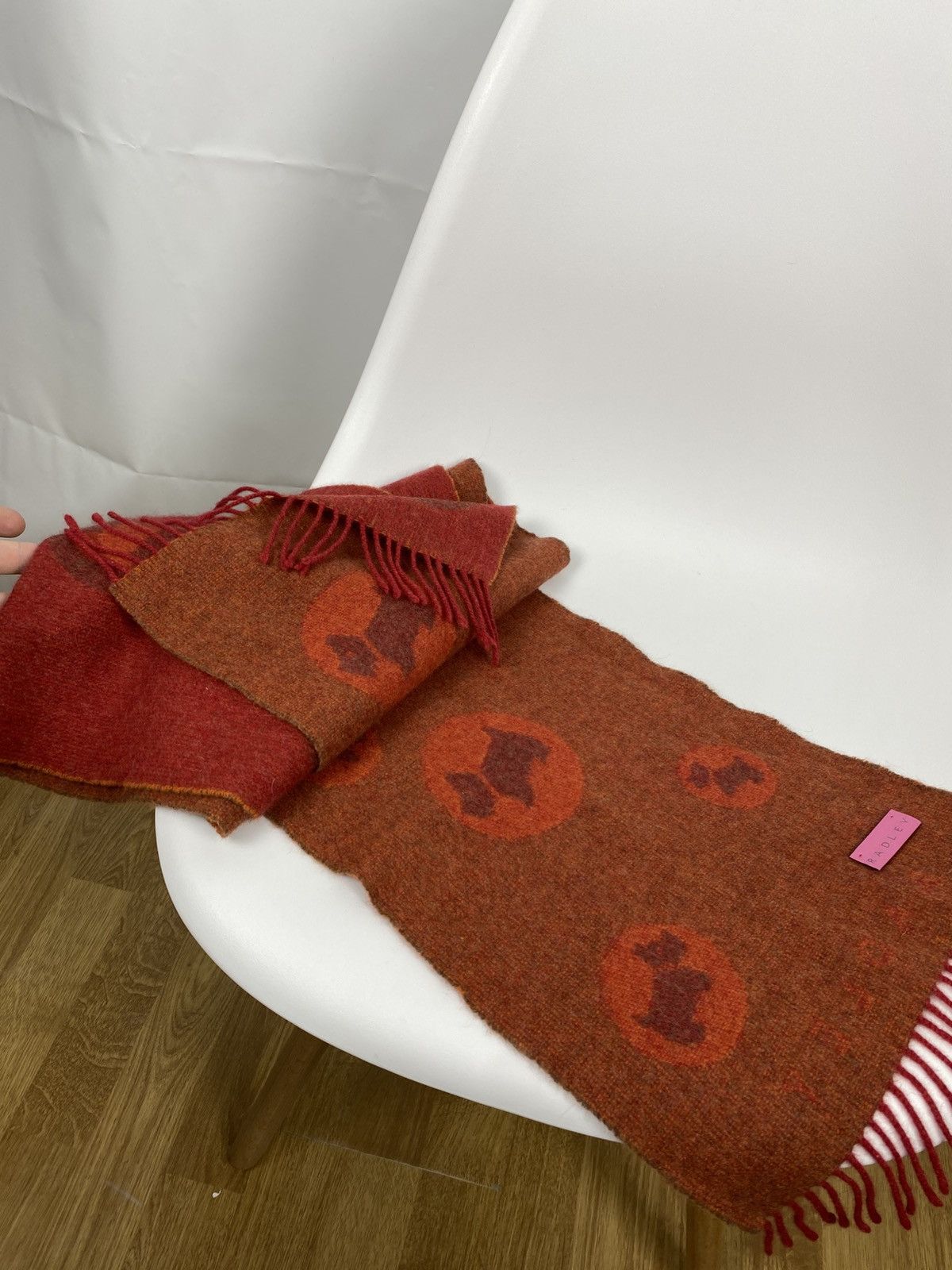 Other Radley Lambswool Angora Printed Scarf Size ONE SIZE - 7 Thumbnail