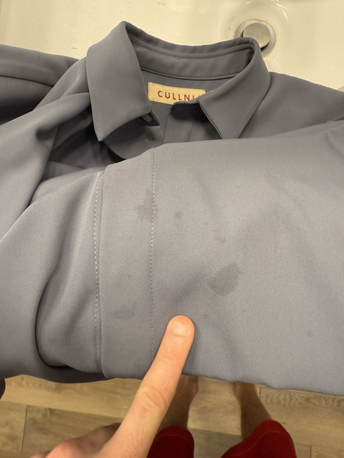 Japanese Brand Cullni Paneled Button Down Size US L / EU 52-54 / 3 - 3 Thumbnail