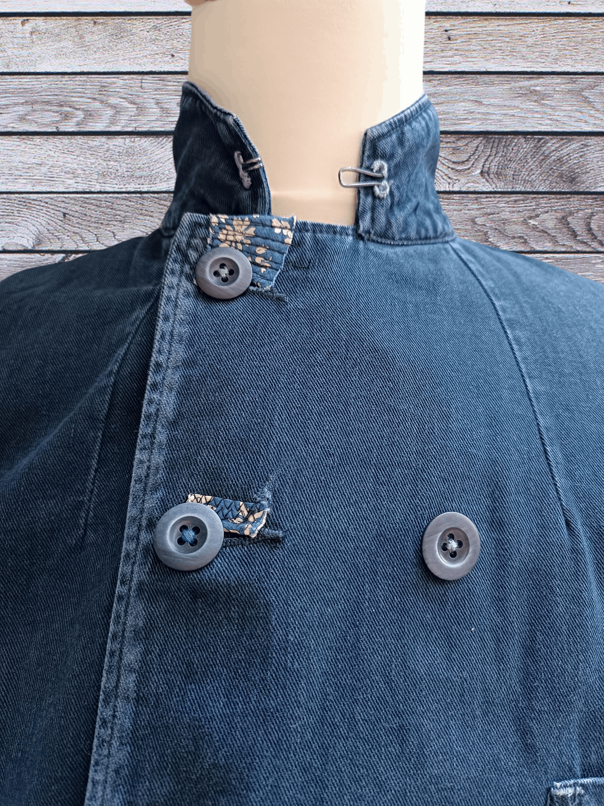 45rpm 45rpm Indigo Distressed Work Jacket Size US L / EU 52-54 / 3 - 2 Thumbnail