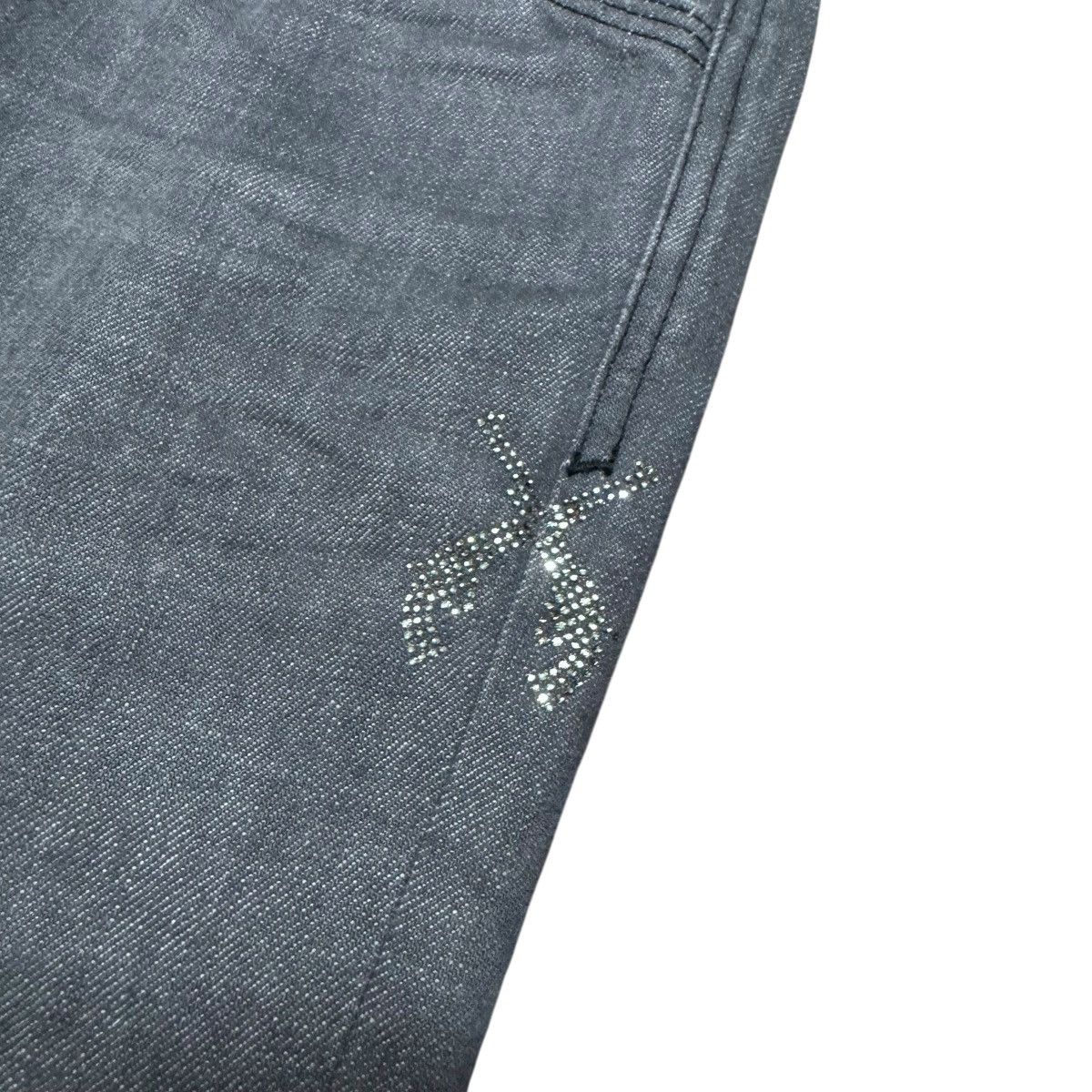 roarguns Roarguns Swarovski Grey Denim Jeans Size US 32 / EU 48 - 9 Thumbnail