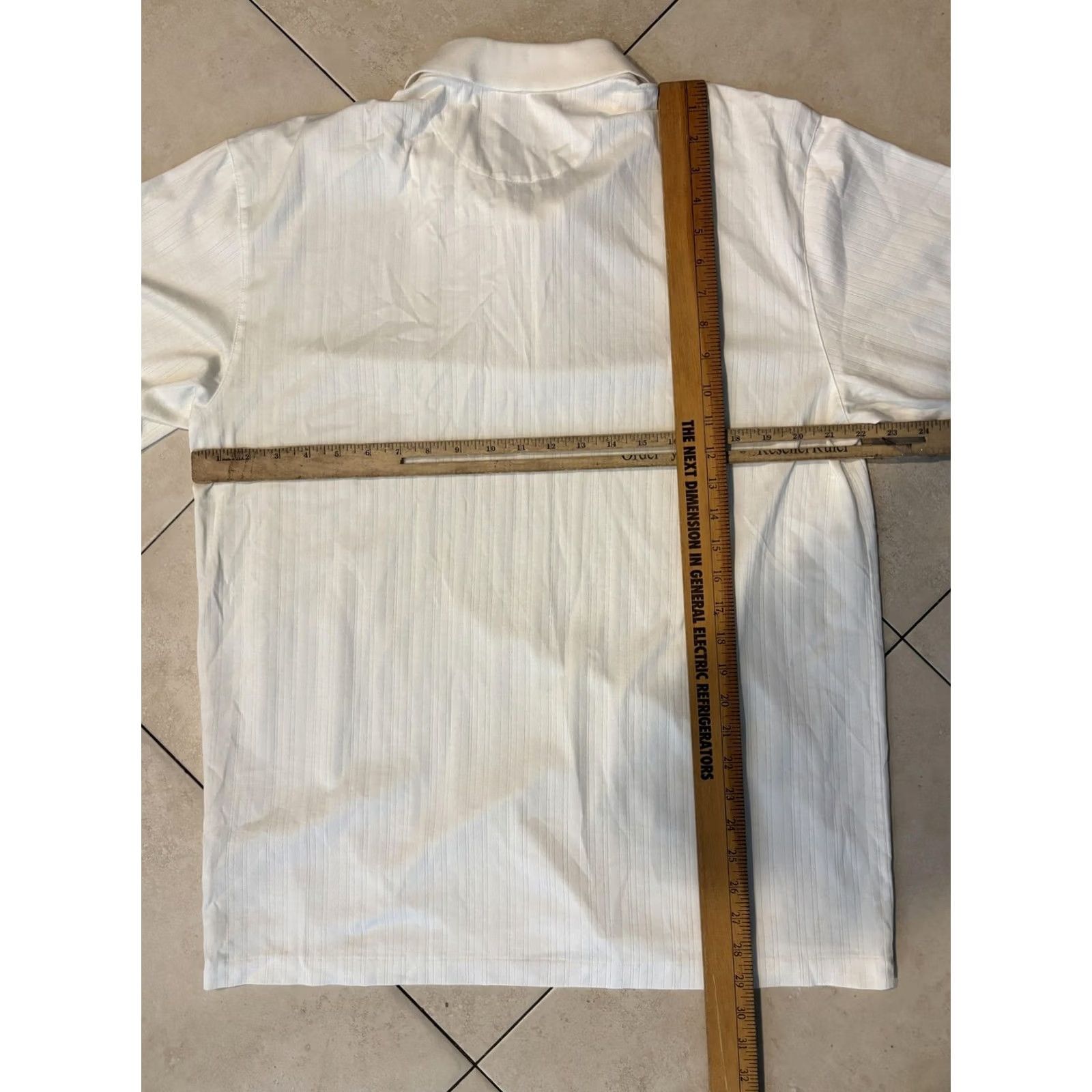 Vintage Tiger Woods Polo Shirt Mens 2XL Golf Striped Short Sleeve Casual Nike Tiger Woods Polo Shirt Mens 2XL White Polyester Logo Classic Golf Sports Size US XXL / EU 58 / 5 - 5 Thumbnail