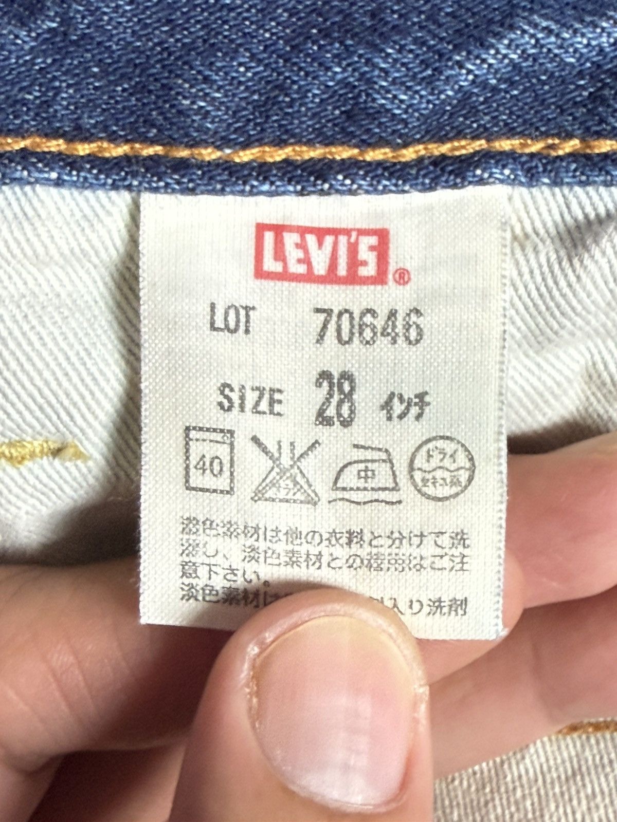 Levi's × TAION × Vintage Vintage LEVIS Big E 646 Flared Bootcut Talon Zipper Jeans Size US 30 / EU 46 - 19 Thumbnail