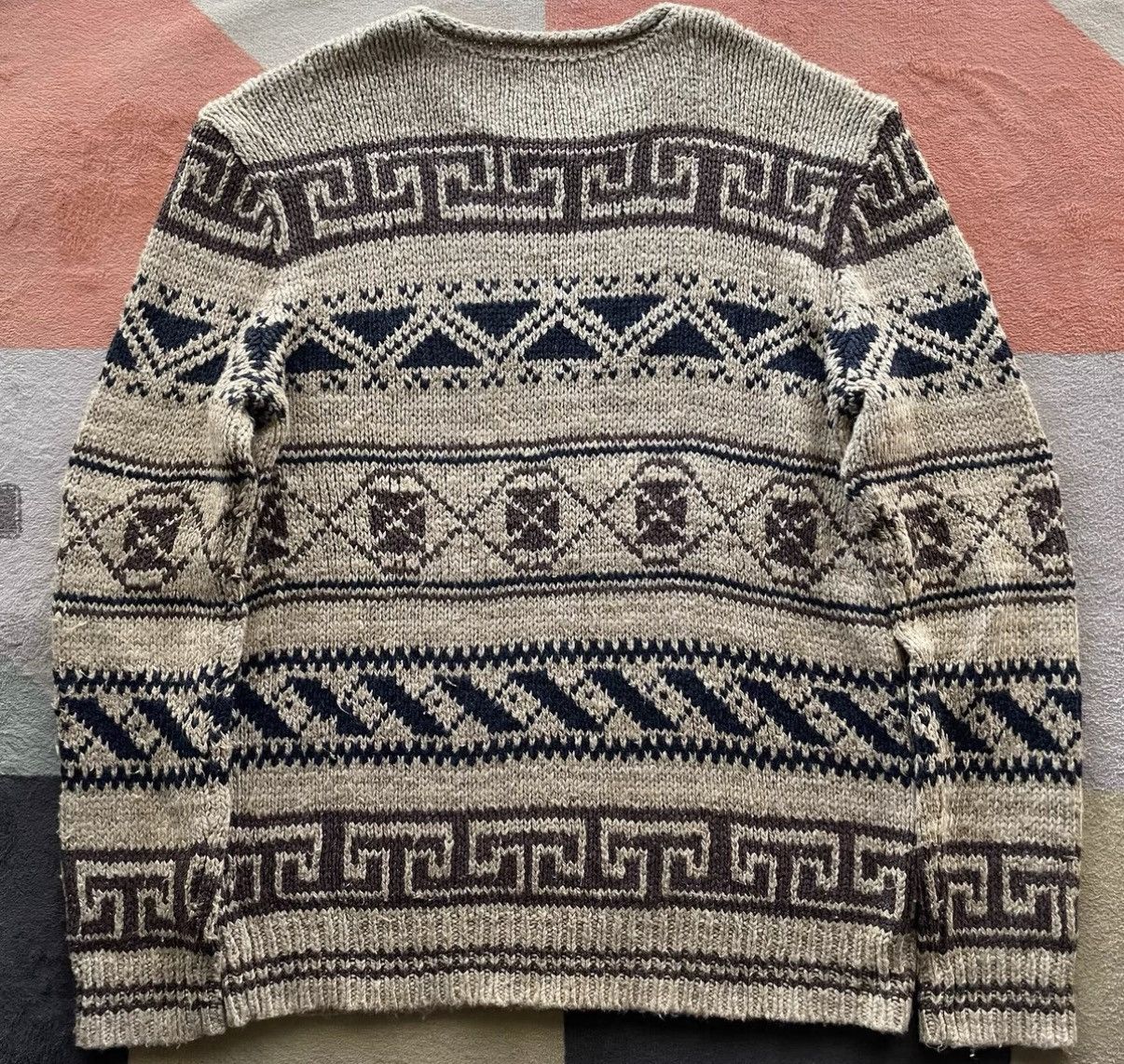 Polo Ralph Lauren Ralph Lauren Polo Southwest Silk-Cotton Sweater K22 Size US M / EU 48-50 / 2 - 2 Thumbnail