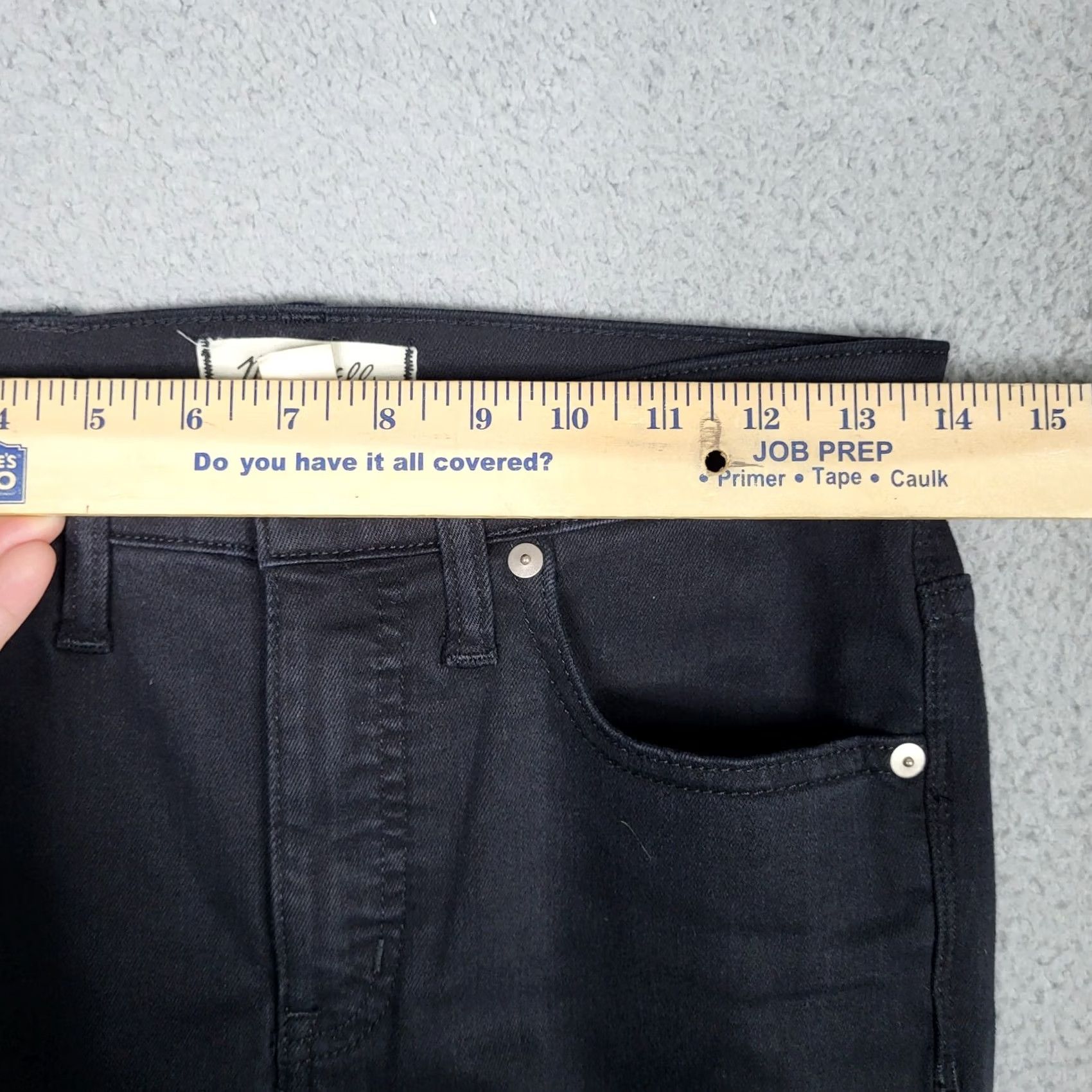 Madewell Madewell Black 9" MID-RISE Skinny Women's Casual Jeans Size 27 Size 27" / US 4 / IT 40 - 3 Thumbnail