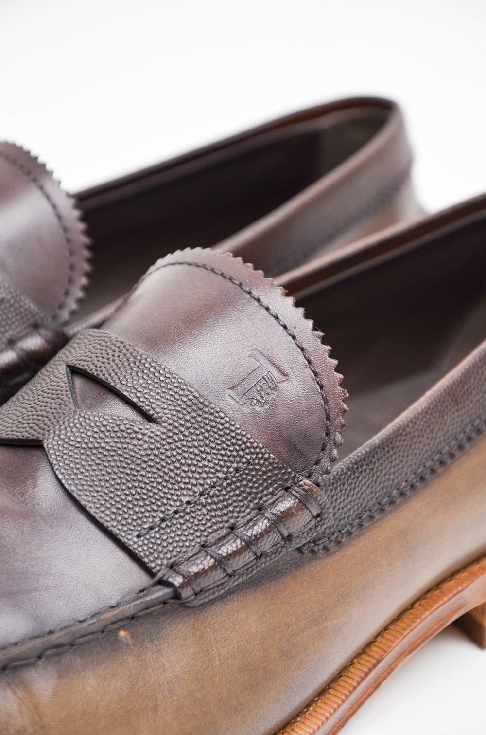Tod's TOD’S Men’s Brown Leather Penny Loafers – Size 7 Size US 7 / EU 40 - 7 Thumbnail