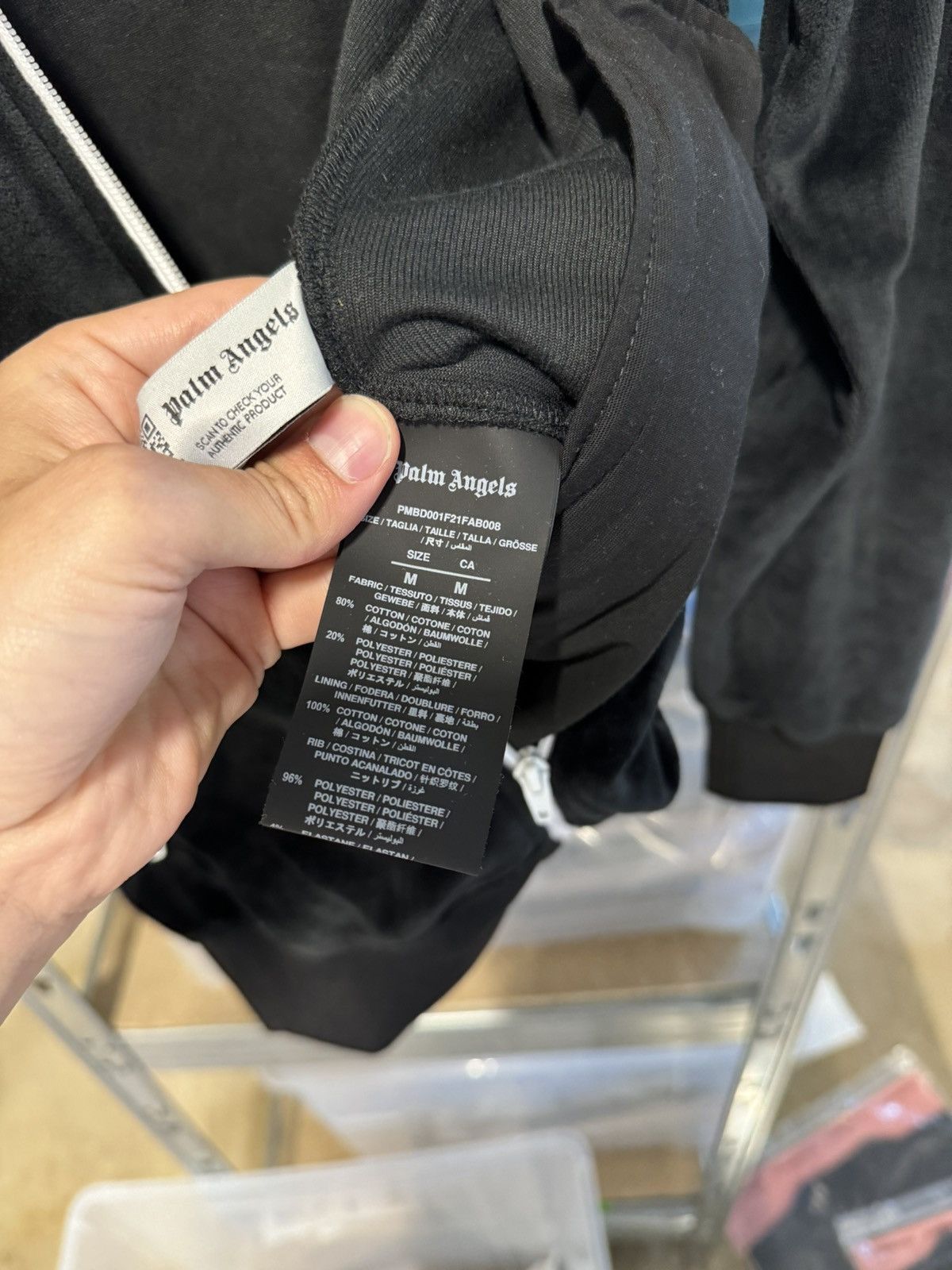 Palm Angels Palm Angels Chenille Track Jacket NEW 650$ Size US M / EU 48-50 / 2 - 6 Thumbnail