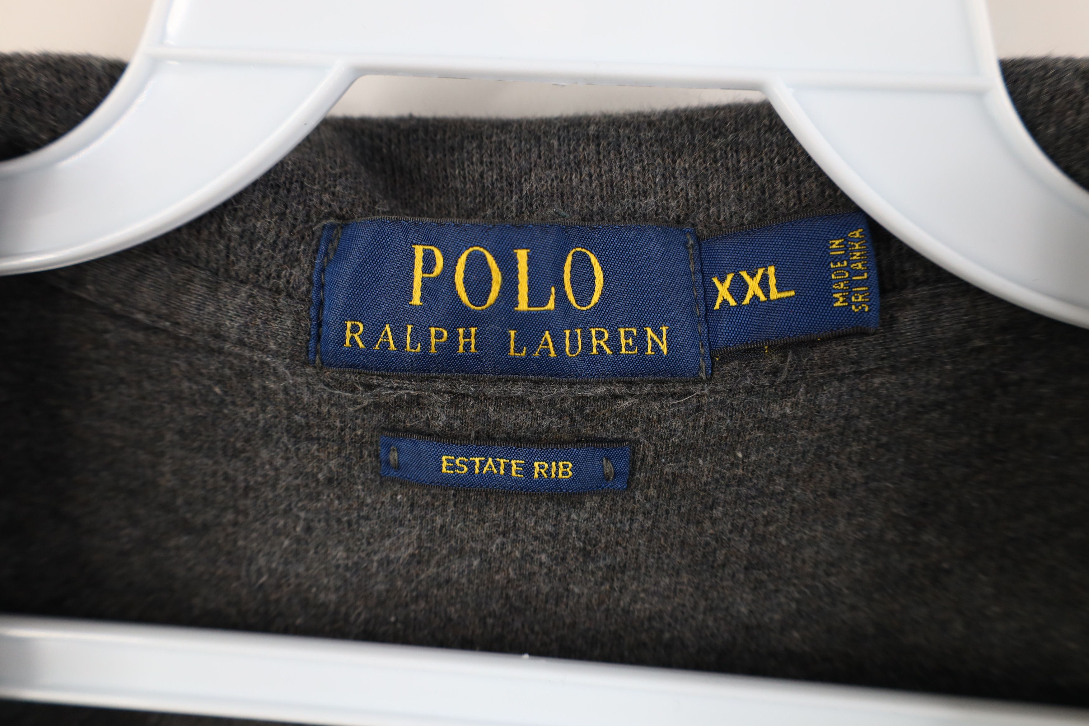 Ralph Lauren Vintage Ralph Lauren Cotton Ribbed Knit 1/4 Half Zip Sweater Size US XXL / EU 58 / 5 - 6 Thumbnail