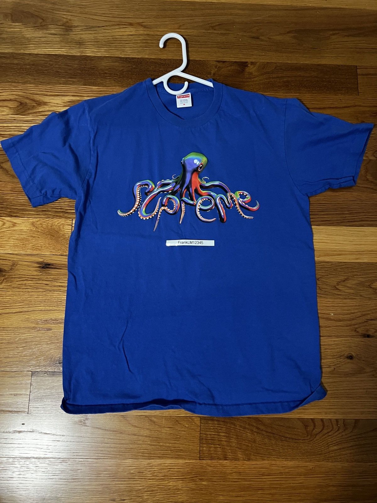 Supreme Supreme Tentacles Tee Octopus T Shirt Blue Size Medium Grailed