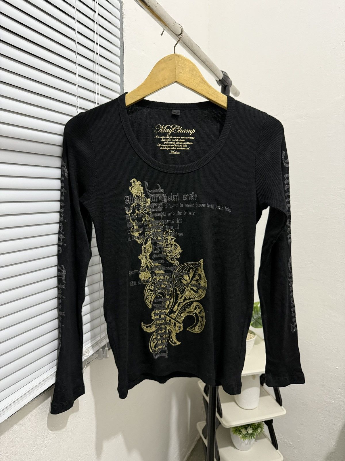 14th Addiction Y2K MAYCHAMP IFSIX STYLE LONG SLEEVE Size M / US 6-8 / IT 42-44 - 1 Thumbnail