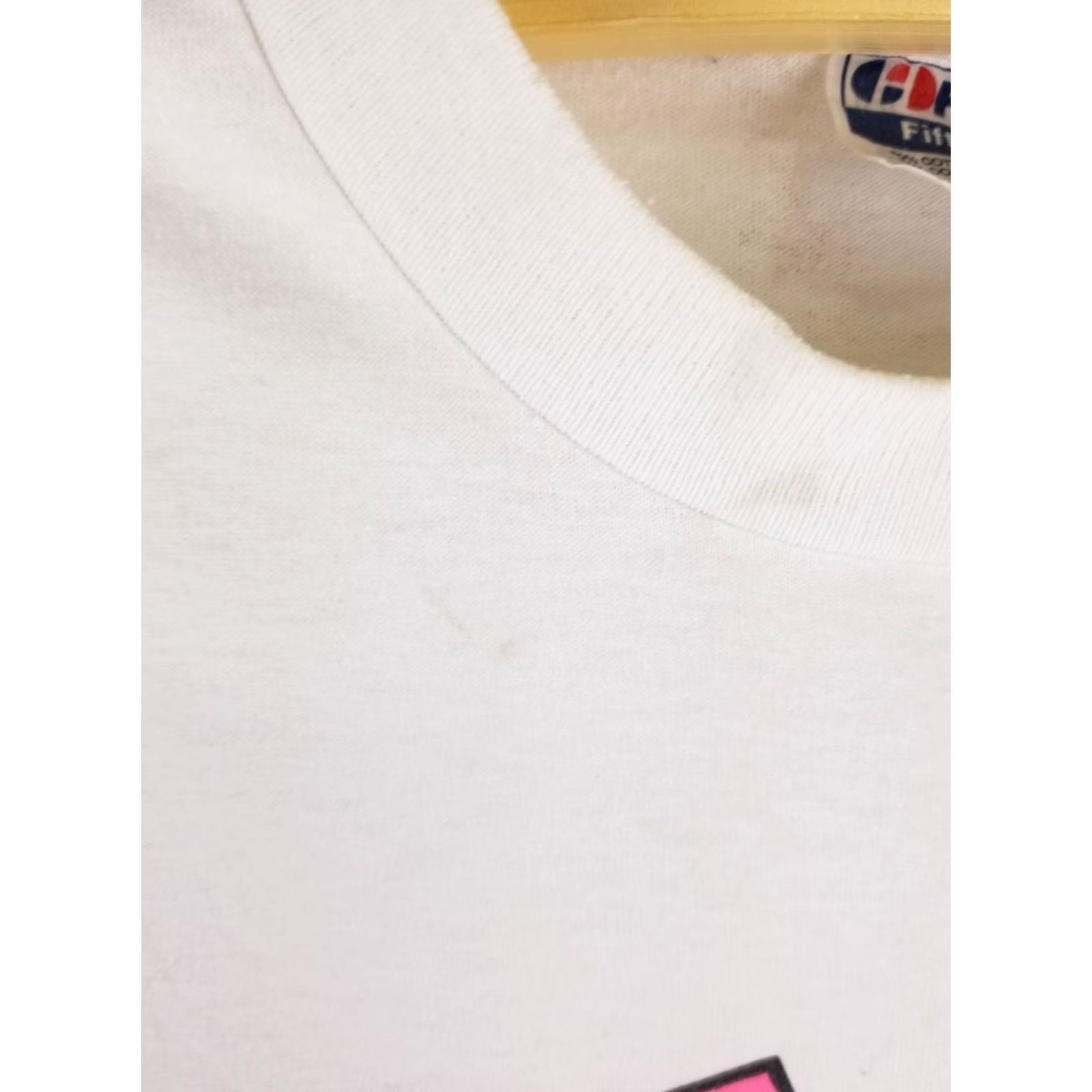 Hanes VINTAGE 89' TURTLE WHITE T-SHIRT SZ L 90s SINGLE STITCH 50/50 Size US L / EU 52-54 / 3 - 7 Thumbnail