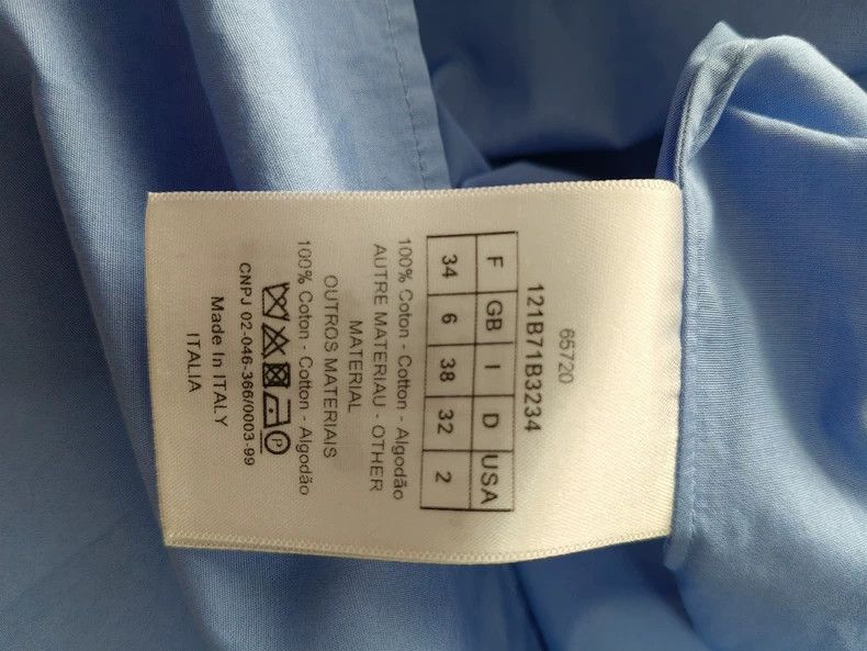 Dior DiorCourt-style blue lace shirt dress 2503-Nextarrow Size 4XL / US 24-26 - 3 Thumbnail
