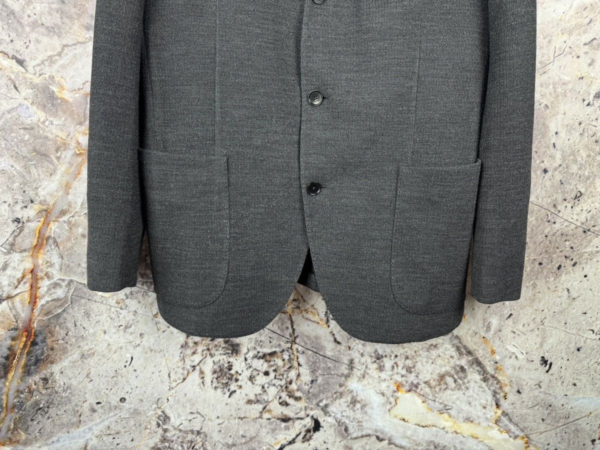 Boglioli Boglioli Grey Knit Blazer Men’s Sport Coat Tailored Jacket Size 40R - 4 Thumbnail