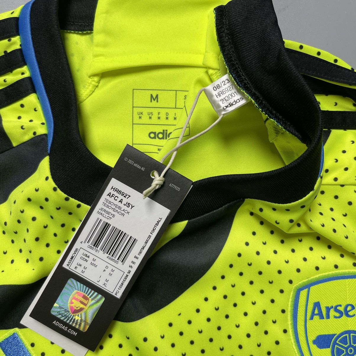 Vintage NWT ARSENAL ADIDAS 2023/2024 SOCCER AWAY JERSEY #8 ODEGAARD Size US M / EU 48-50 / 2 - 6 Thumbnail