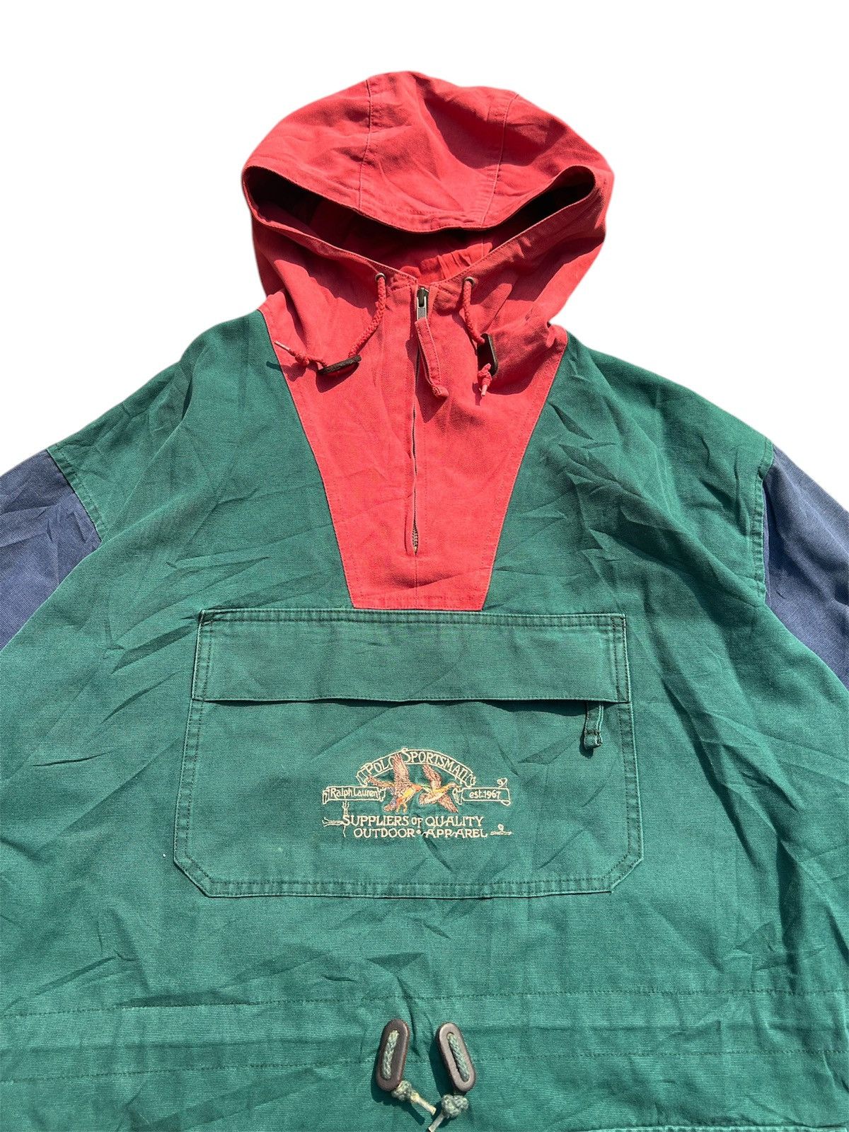 Polo Ralph Lauren Vintage Polo sportsman anorak pullover jacket Size US M / EU 48-50 / 2 - 2 Thumbnail