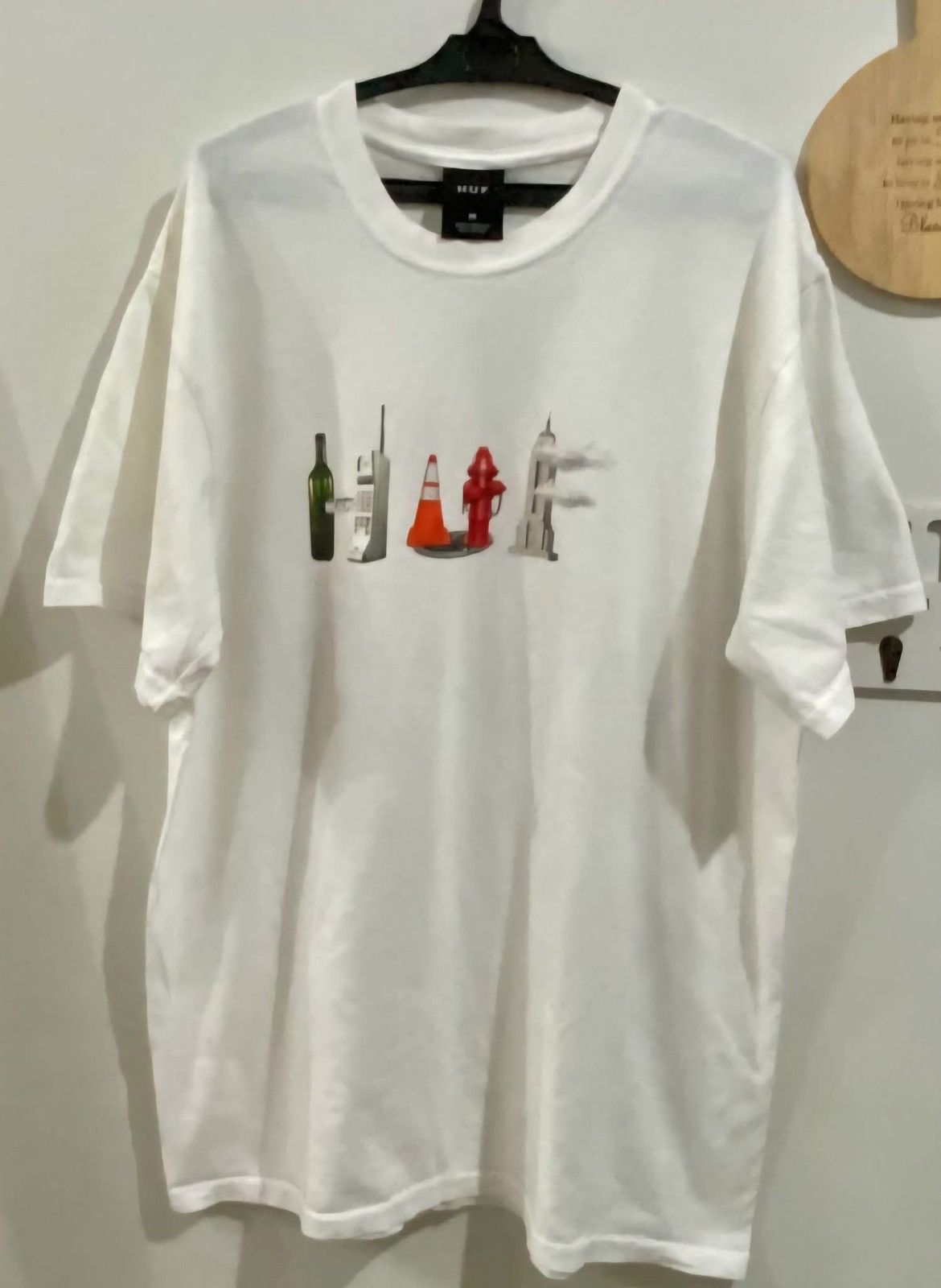 Huf H U F T-shirt Size US M / EU 48-50 / 2 - 2 Thumbnail