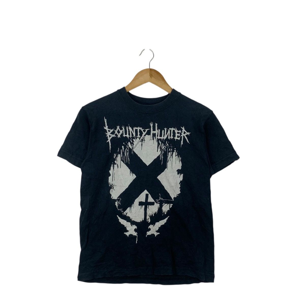 Bounty Hunter Vintage BOUNTY HUNTER Hikaru Iwanaga Cross Horror Tee Shirt Size S / US 4 / IT 40 - 3 Thumbnail
