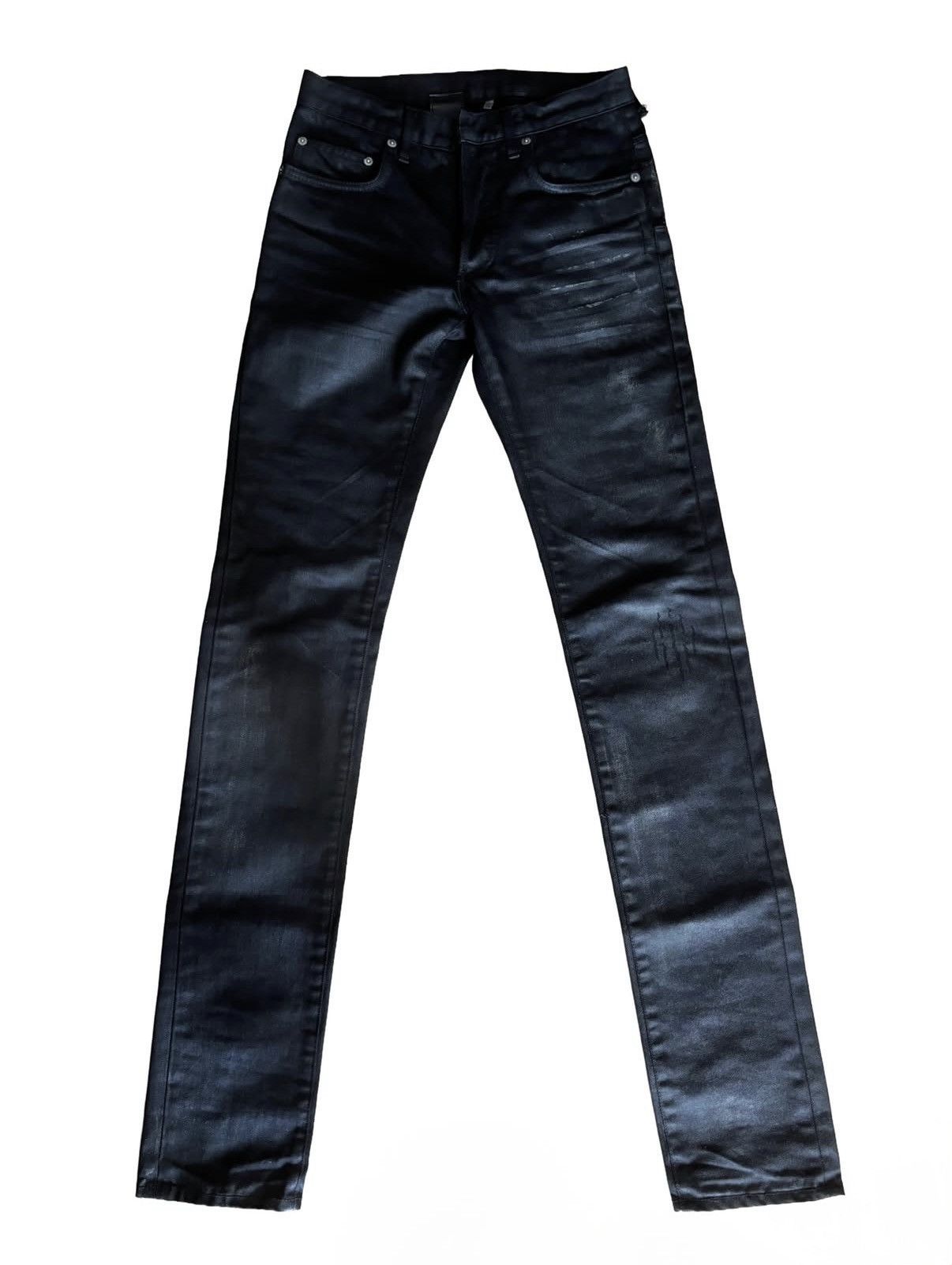 Dior × Hedi Slimane Dior Homme SS07 coated jeans | Grailed