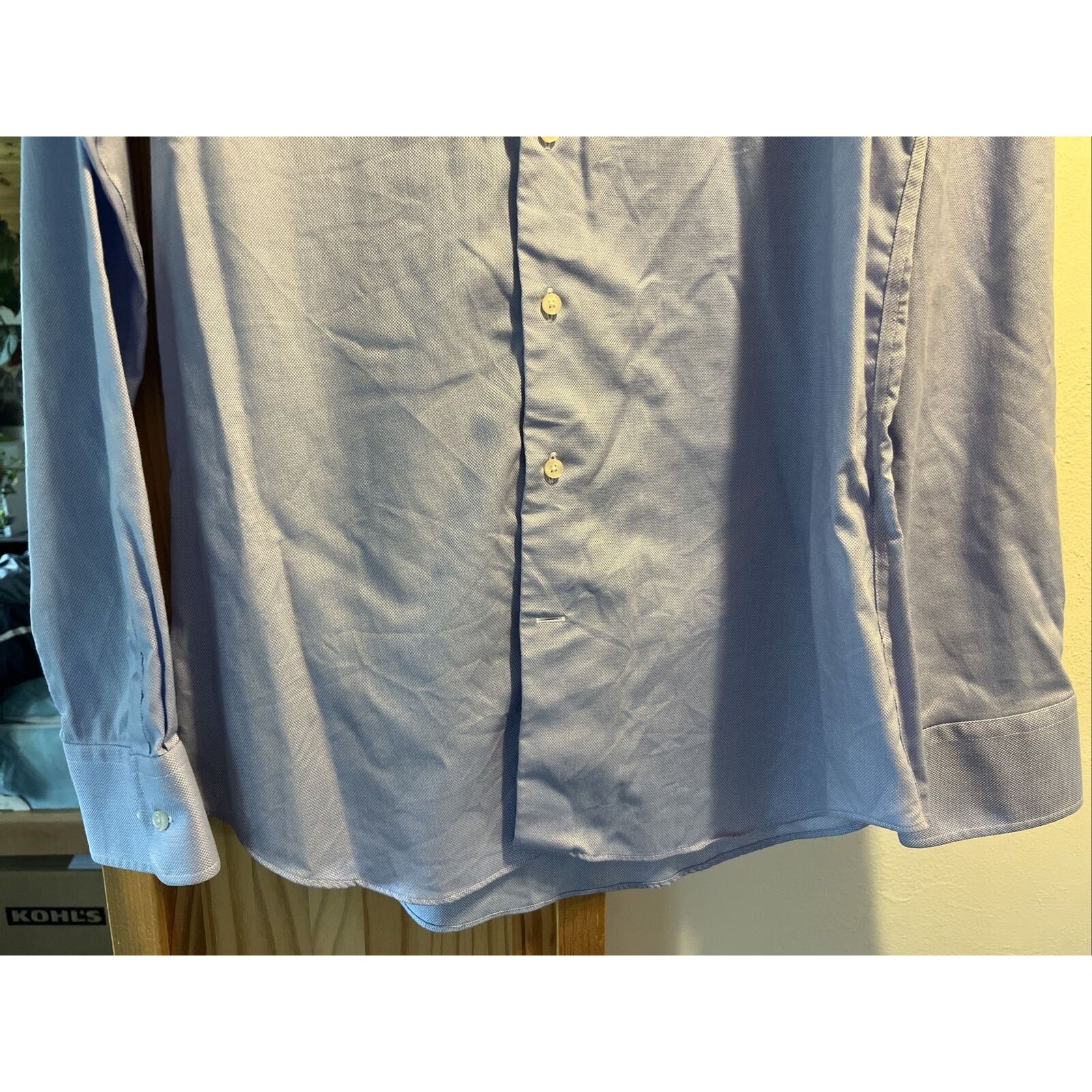 Other Michaelis Rotterdam VTG Men’s 16 41 Blue Button Cotton Shirt Size US L / EU 52-54 / 3 - 10 Thumbnail