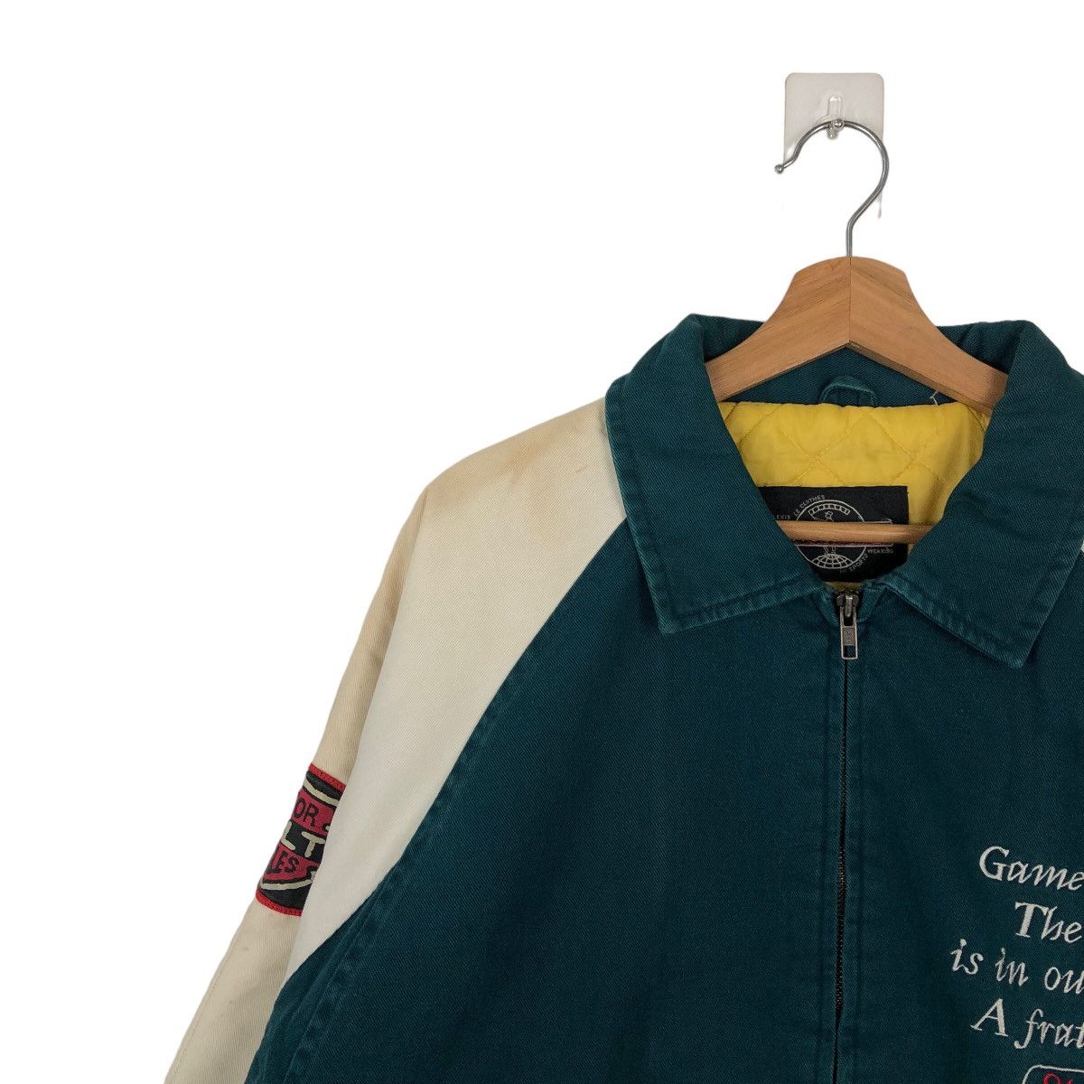 Japanese Brand VINTAGE VARSITY JACKET SHELL TEC BIG LOGO SPELL OUT Size US M / EU 48-50 / 2 - 6 Thumbnail
