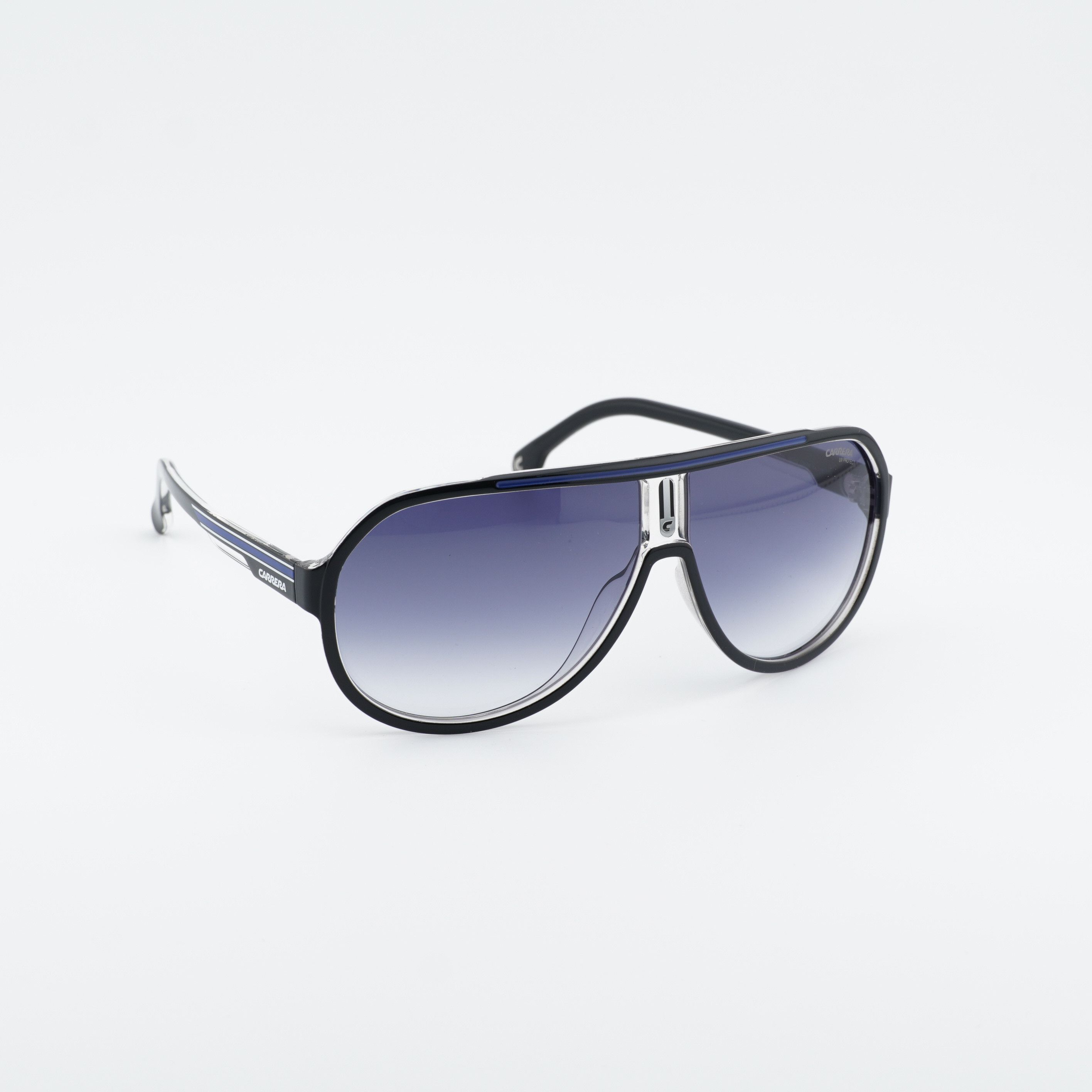 Carrera CARRERA 1057/S 0D5108 Sunglasses Black Aviator Frame Size ONE SIZE - 7 Thumbnail