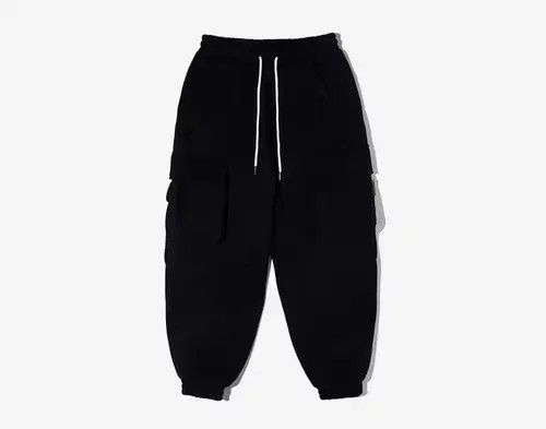 Japanese Brand 20AW Indigo Union Japan Black Pockets Minimal Pants Size US 33 - 1 Thumbnail