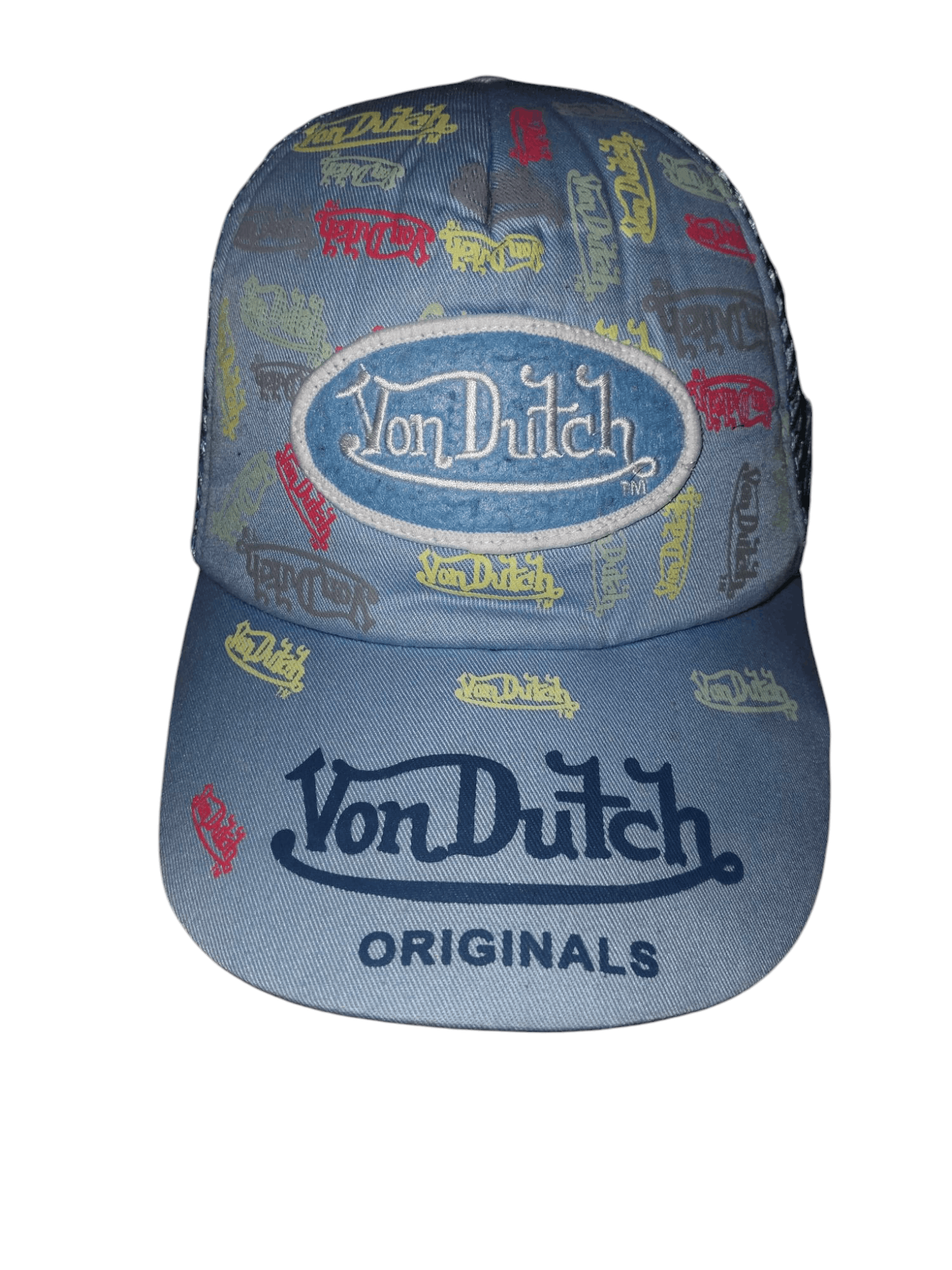 Von Dutch VON DUTCH Spellout Fullprint Trucker Cap Size ONE SIZE - 2 Thumbnail