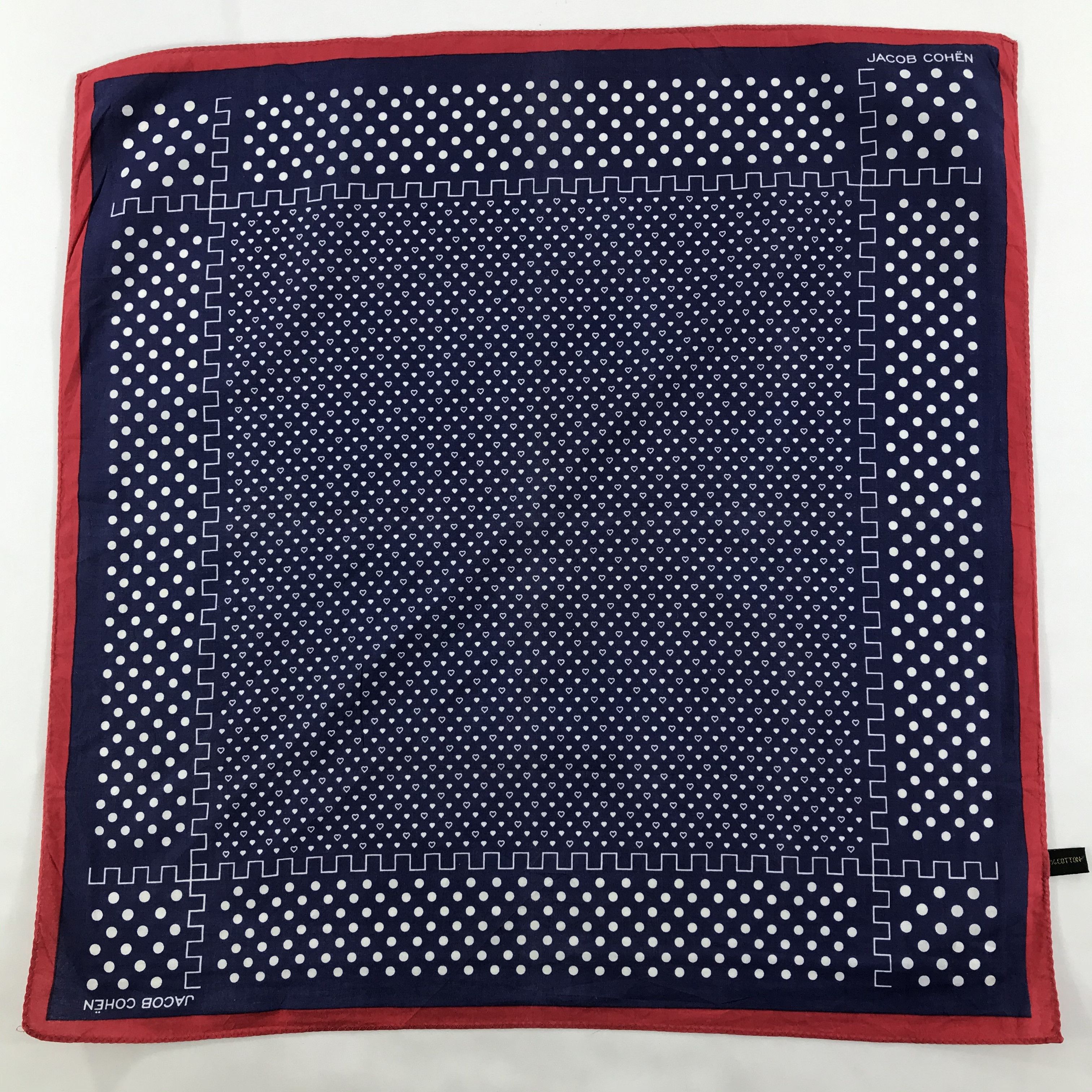 Jacob Cohen × Vintage Jacob Cohen Bandana / Handkerchief / Neckerchief - S1497 Size ONE SIZE - 1 Thumbnail