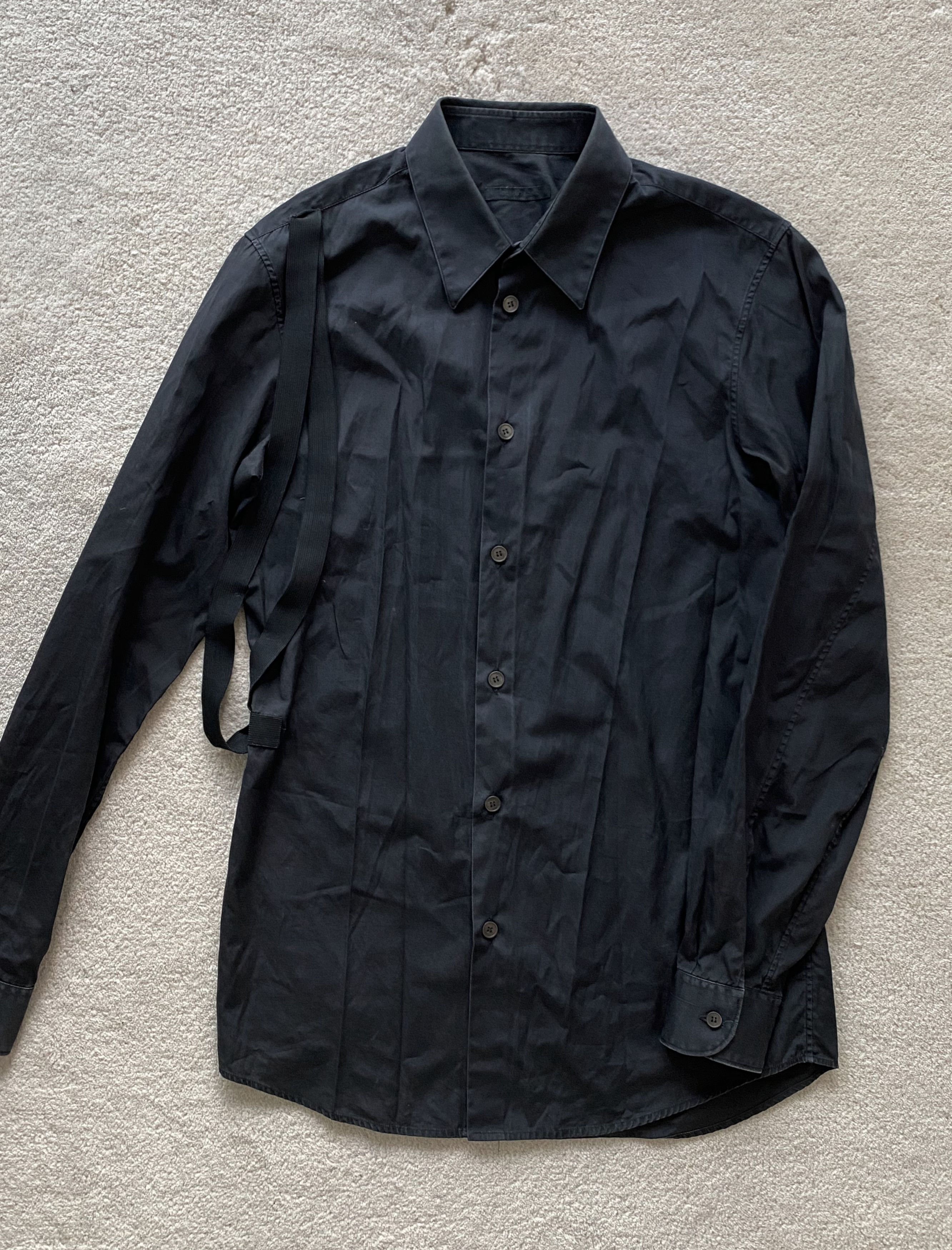 Helmut Lang Vintage Helmut Lang Era Bondage Shirt Size US S / EU 44-46 / 1 - 1 Thumbnail