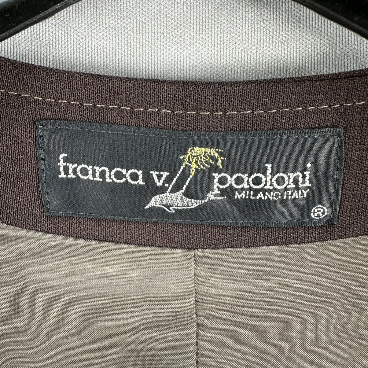 Italia Independent Vintage 90's Franca V. Paoloni Milano Italy Vest Buckle Back Size US M / EU 48-50 / 2 - 9 Thumbnail