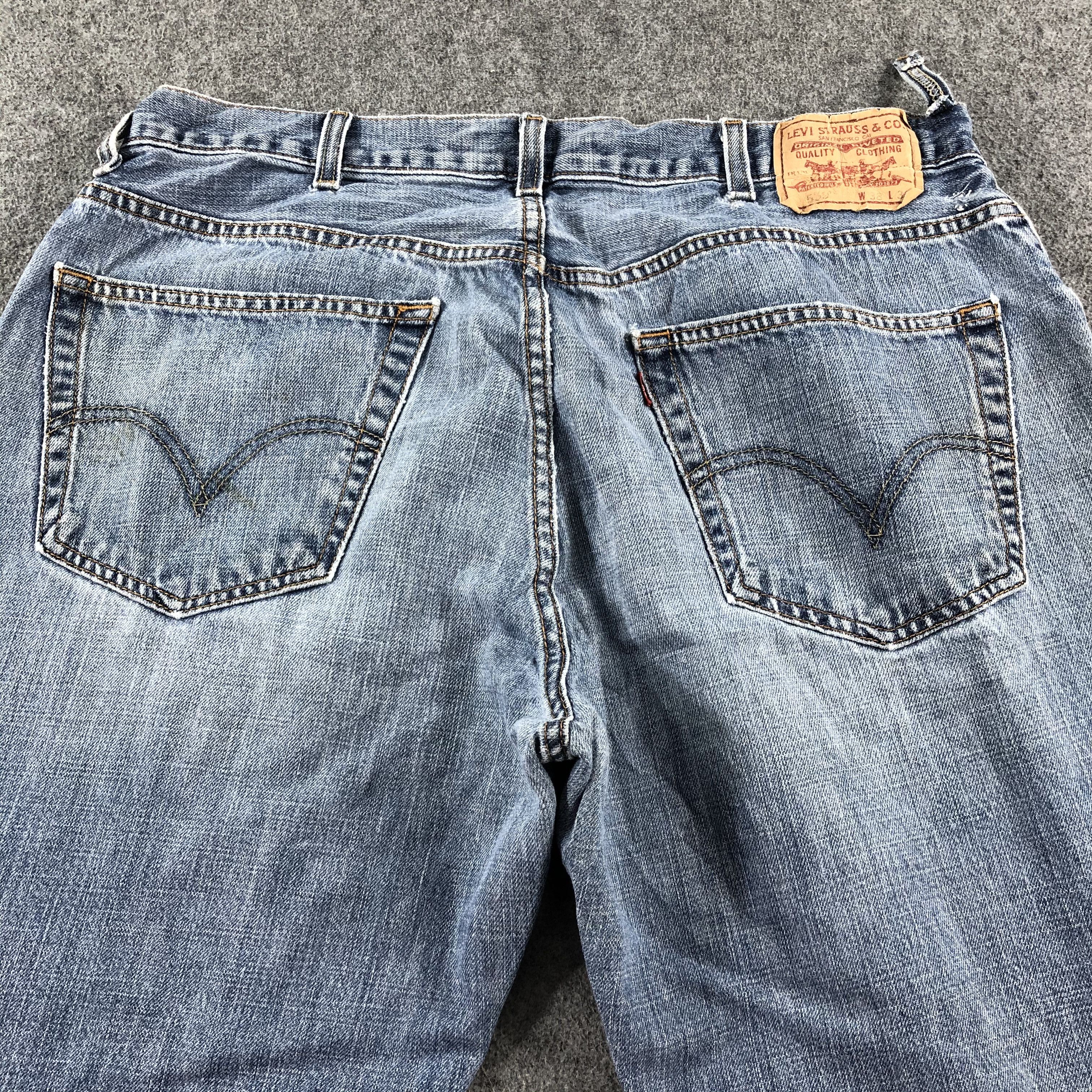 Levi's Vintage Blue Wash Levis 559 Jeans-J2459 Size US 37 - 4 Thumbnail