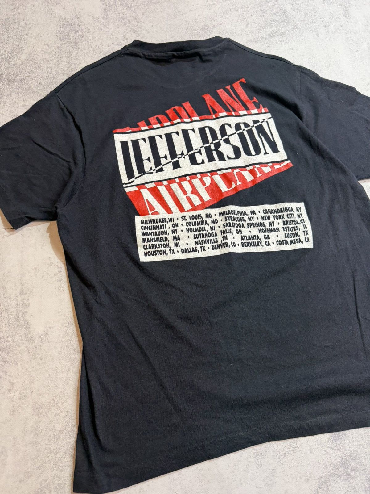Hanes Vintage 1989 Jefferson Airplane Reunion Tour Tee USA Hanes Size US XL / EU 56 / 4 - 8 Thumbnail