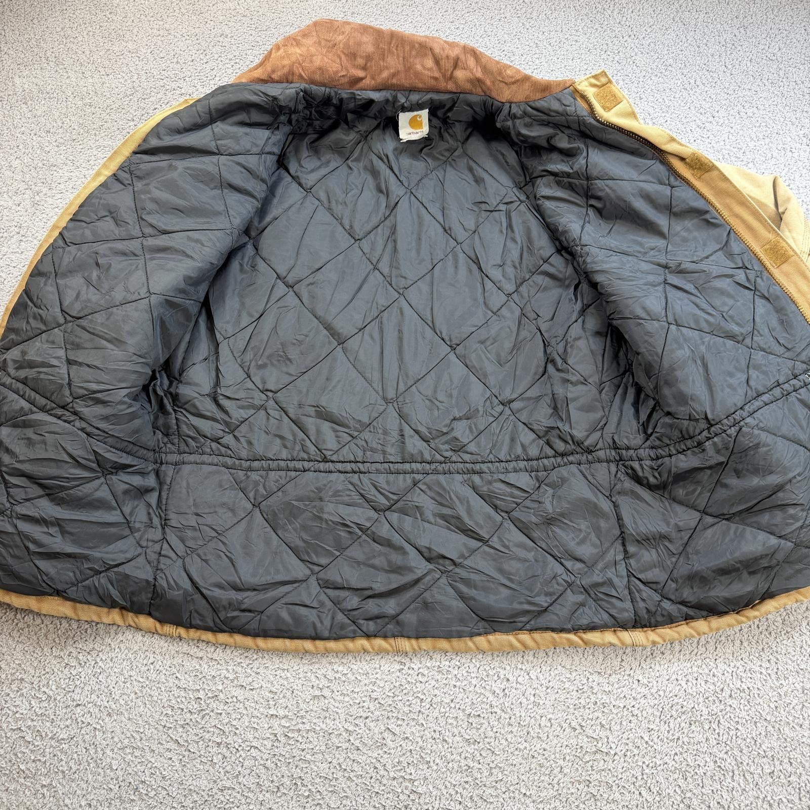 Carhartt Vintage Carhartt Duck Work Jacket Blanket Lined Tan L Size US L / EU 52-54 / 3 - 4 Thumbnail