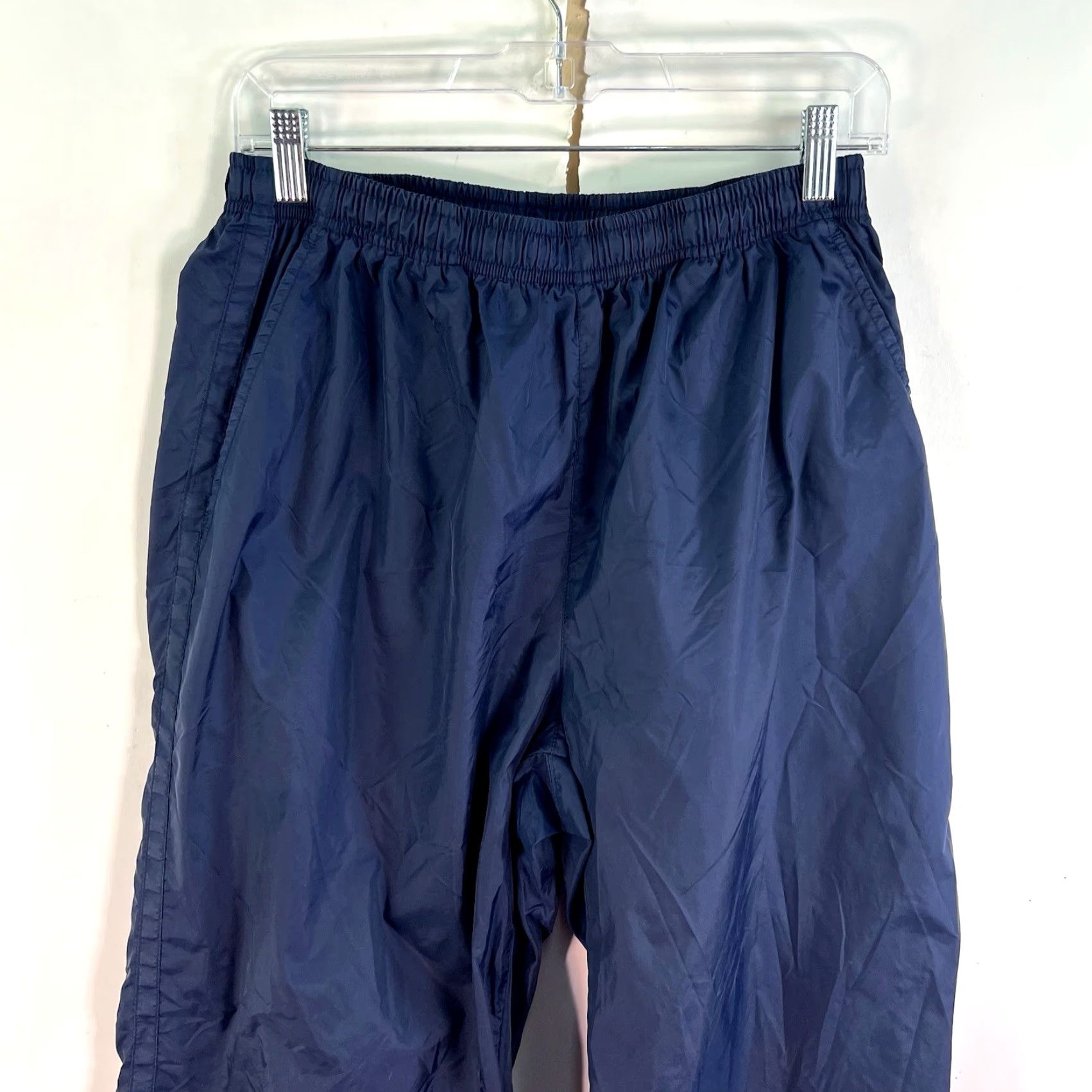 Nike VINTAGE Nike Track Pants Women Size L Tapered Joggers Softshell Blue 90s Athleisure Sports Size 36" / US 14 / IT 50 - 2 Thumbnail