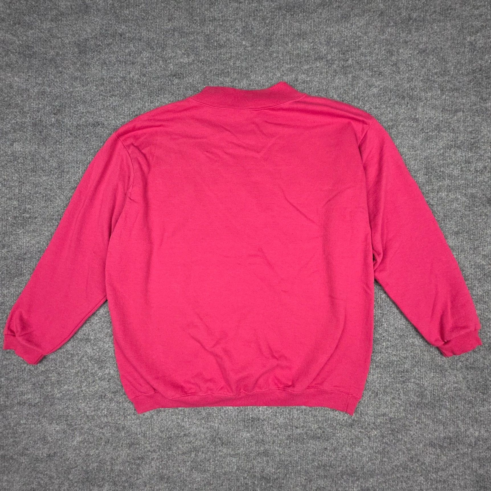 Pinko VINTAGE 1987 Beverly Hills University Pink Pullover Sweatshirt One Size Unbranded Crew Neck Long Sleeve Knit Sweatshirt Unisex Adults 80s 90s Size US M / EU 48-50 / 2 - 2 Thumbnail