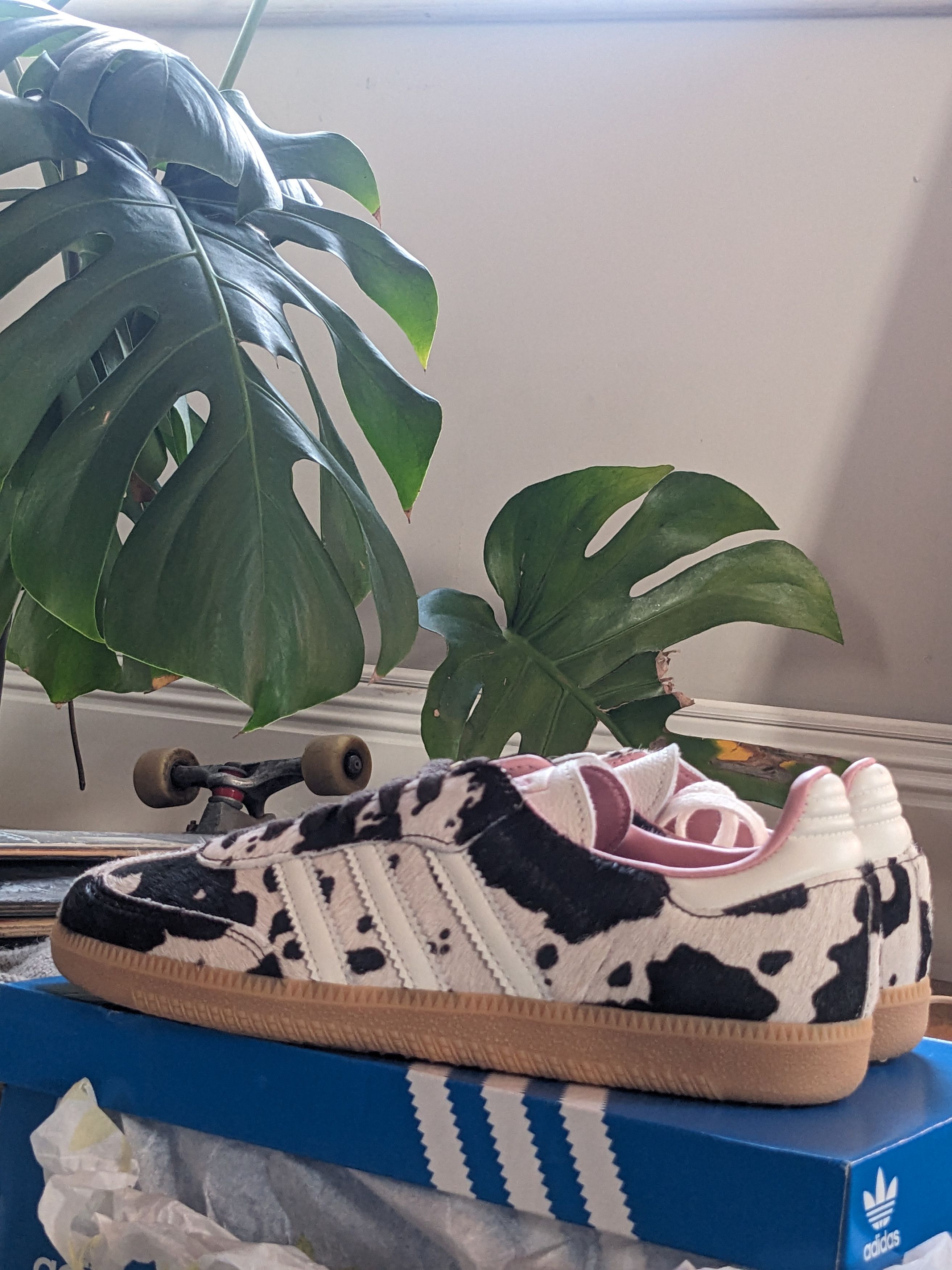 Adidas women's Adidas samba og cow print asos exclusive uk5 us6.5 Size US 6.5 / IT 36.5 - 3 Thumbnail