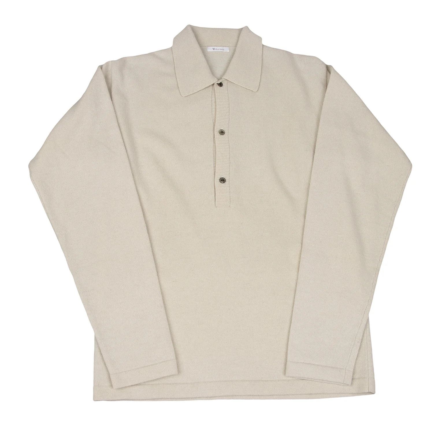 Jean Paul Gaultier Wool Polo Knit Sweater in Cream Size M Size US M / EU 48-50 / 2 - 1 Thumbnail