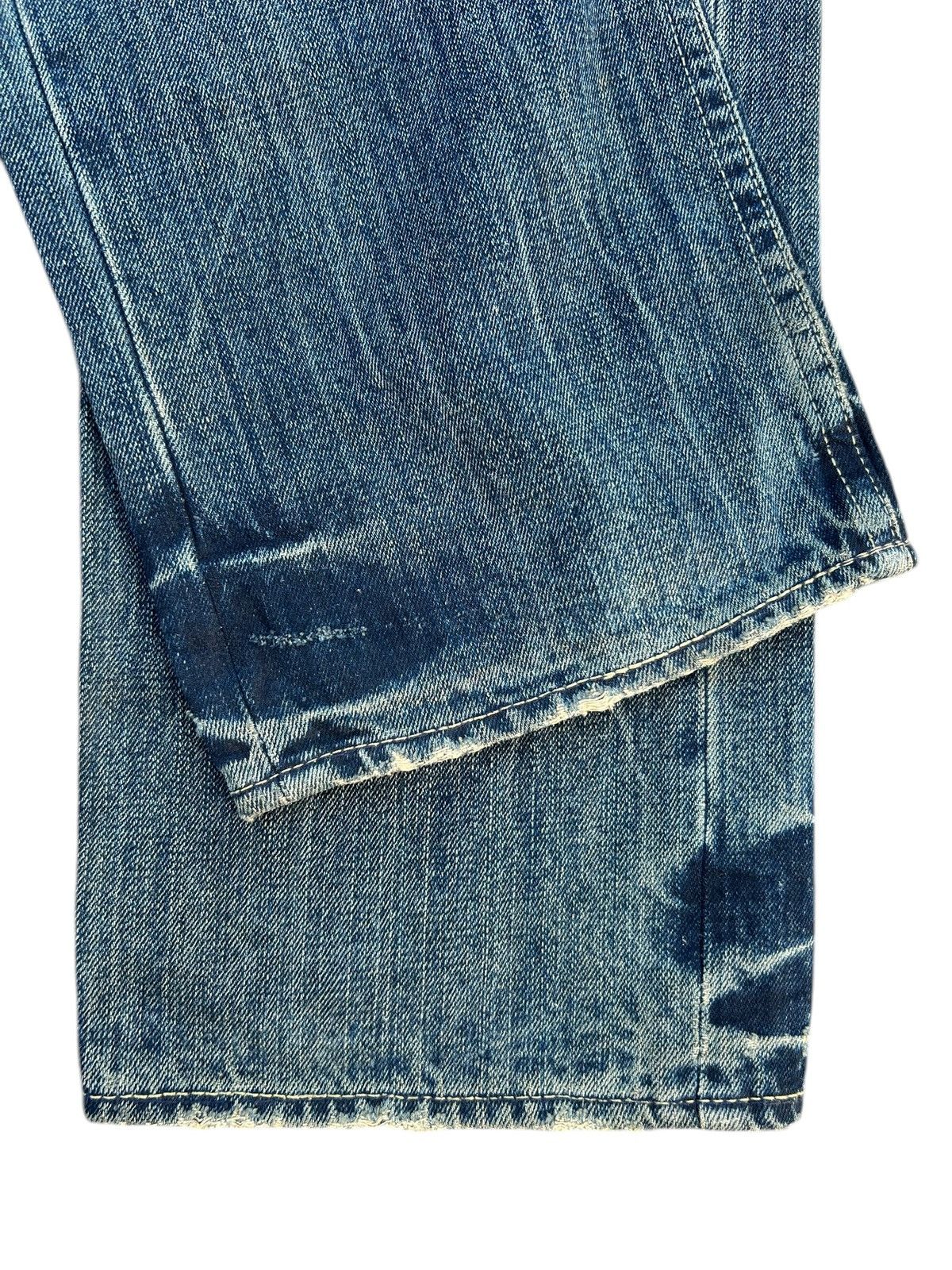 Kapital Vintage Takeo Kikuchi Japanese Distressed Denim Jeans Size US 32 / EU 48 - 10 Thumbnail