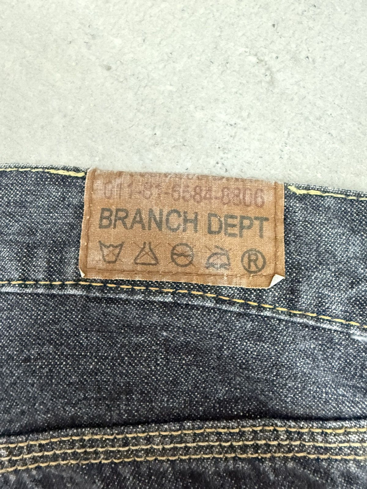 Le Grande Bleu (L.G.B.) Branch Department 50s Reissue Work Wear Flared Jeans Size US 30 / EU 46 - 19 Thumbnail