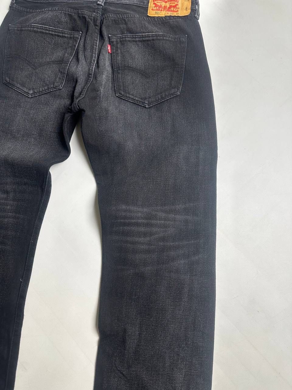 Levi's Vintage 00s Levis Washed Wide Jeans USA streetwear Faded Size US 36 / EU 52 - 3 Thumbnail