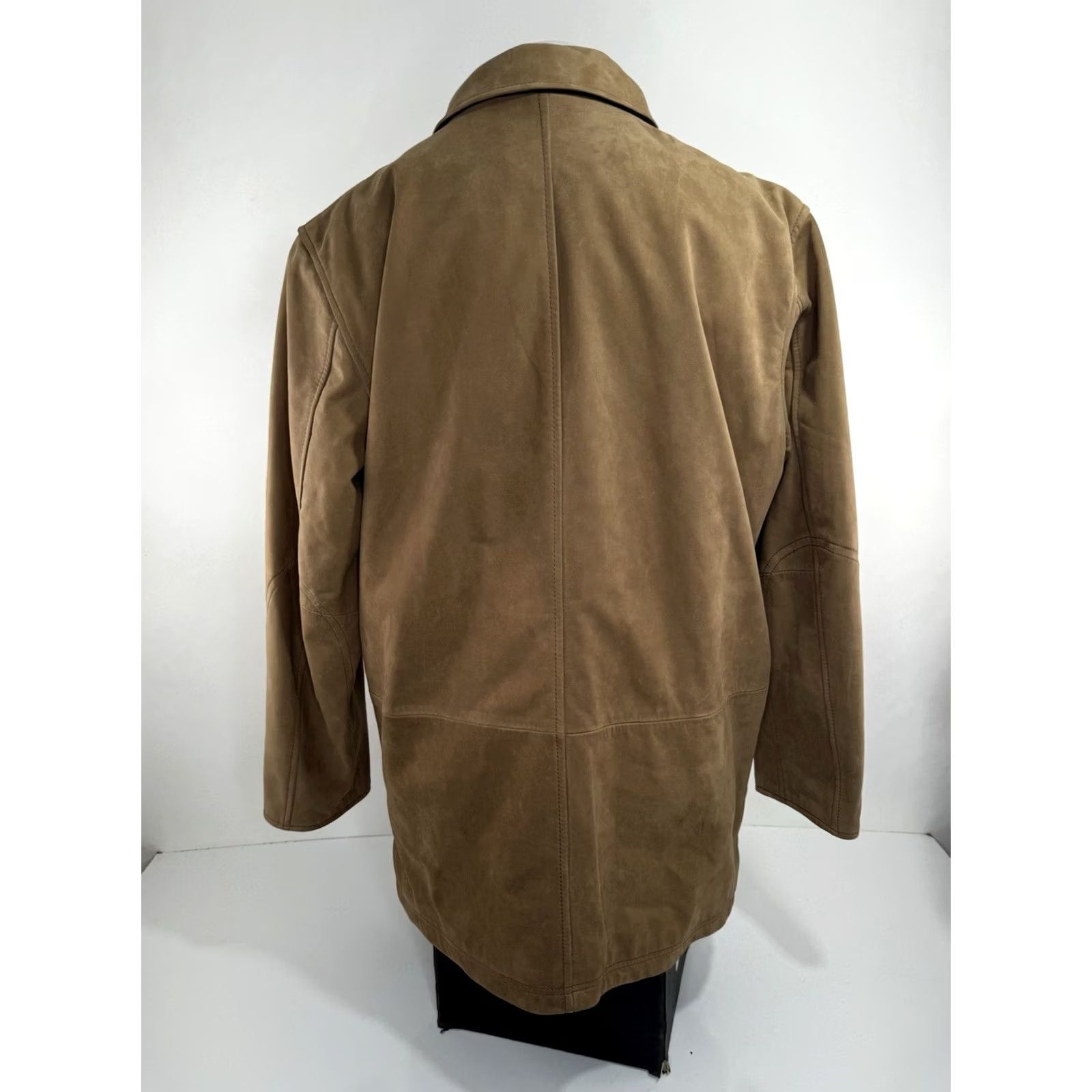 Vintage TURNBURY NEW w TAG LEATHER Md Field Chore Bush Ranch Jacket MEN M Brown Size M Jacket Size US M / EU 48-50 / 2 - 5 Thumbnail
