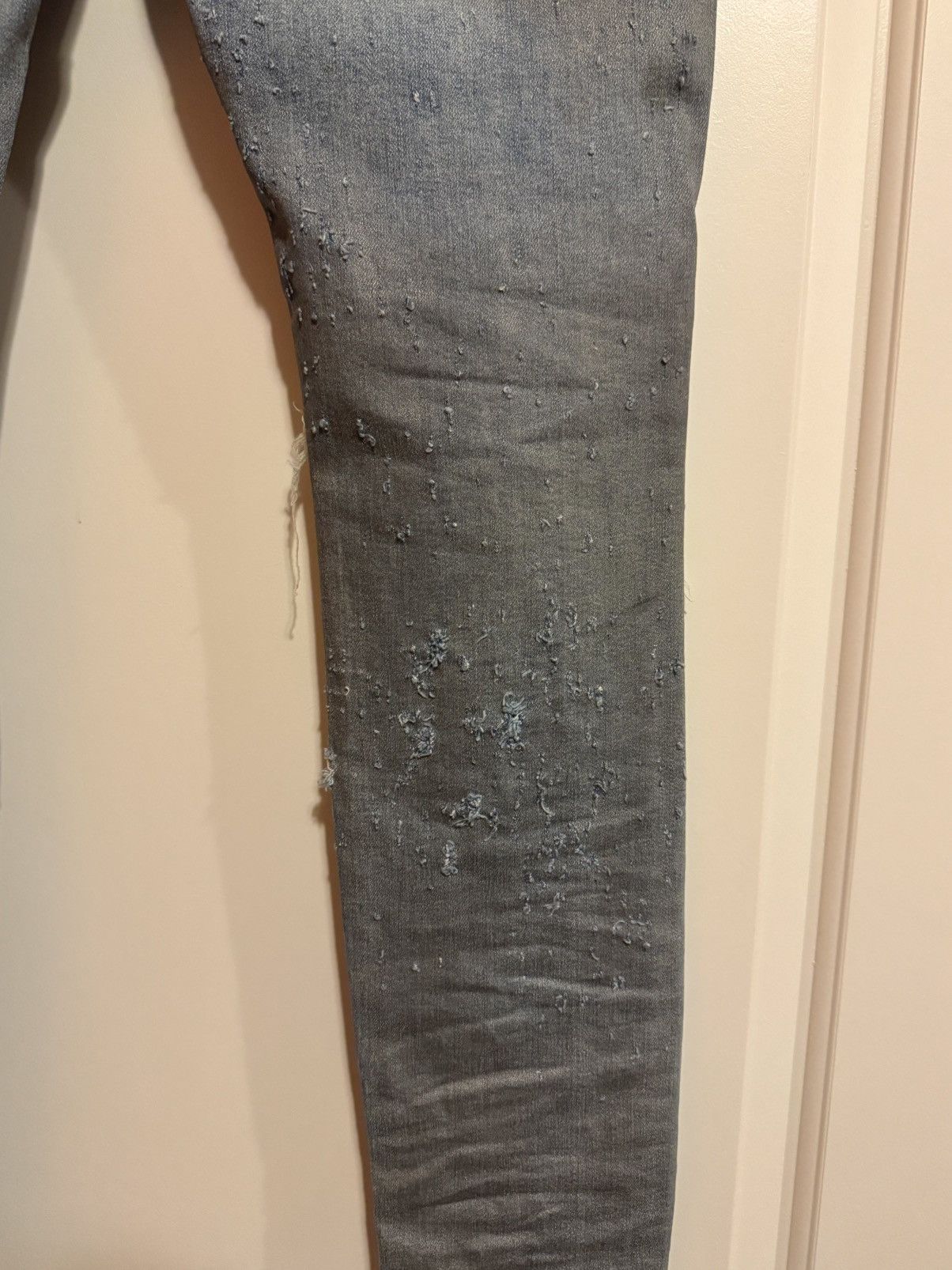 Amiri Amiri MX1 'Shotgun' slim fit foil finish denim jeans Size 33 Size US 33 - 8 Thumbnail