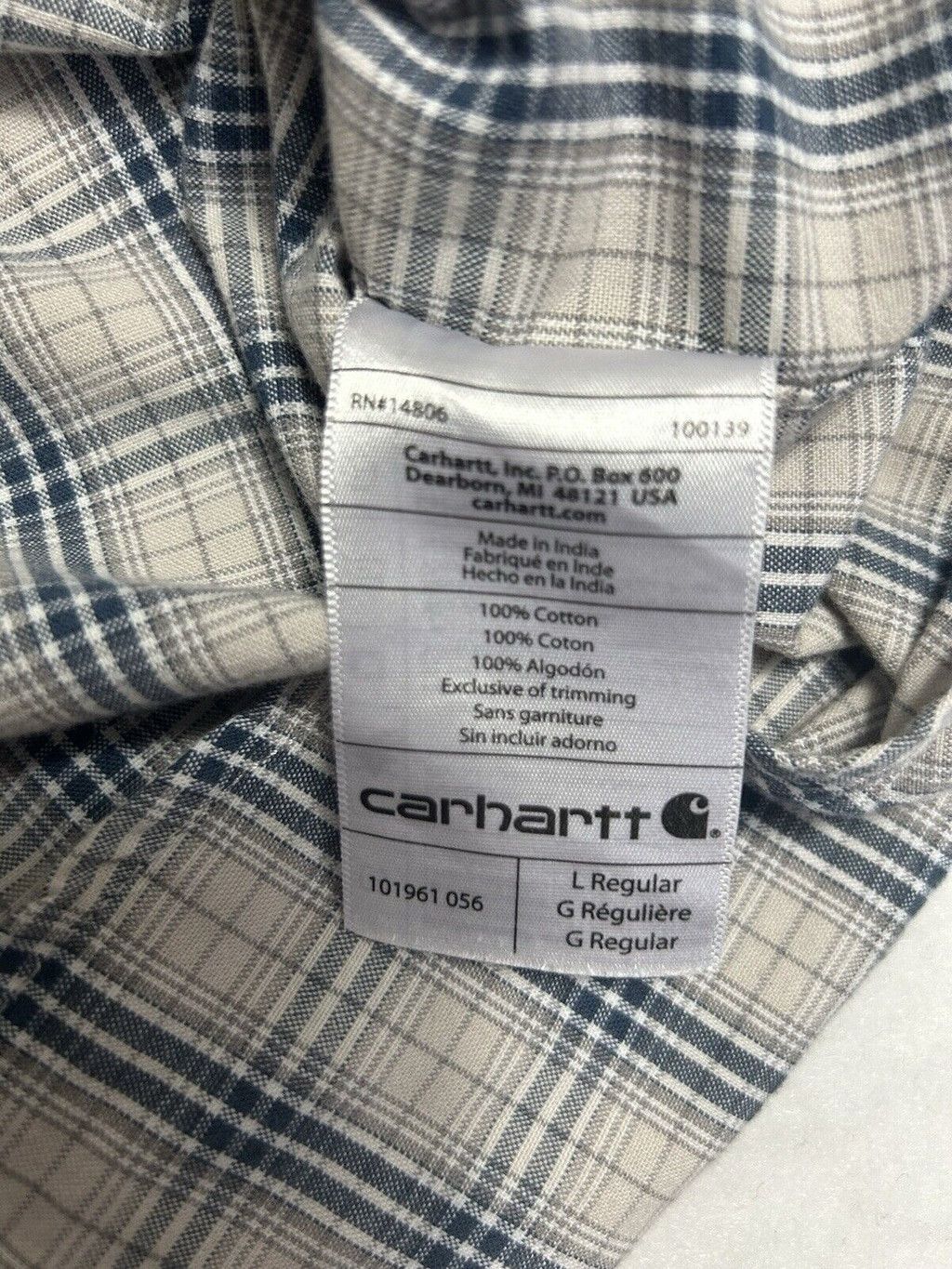 Carhartt Carhartt LG Plaid Button Down Short Sleeve Shirt Relaxed Size US L / EU 52-54 / 3 - 8 Thumbnail