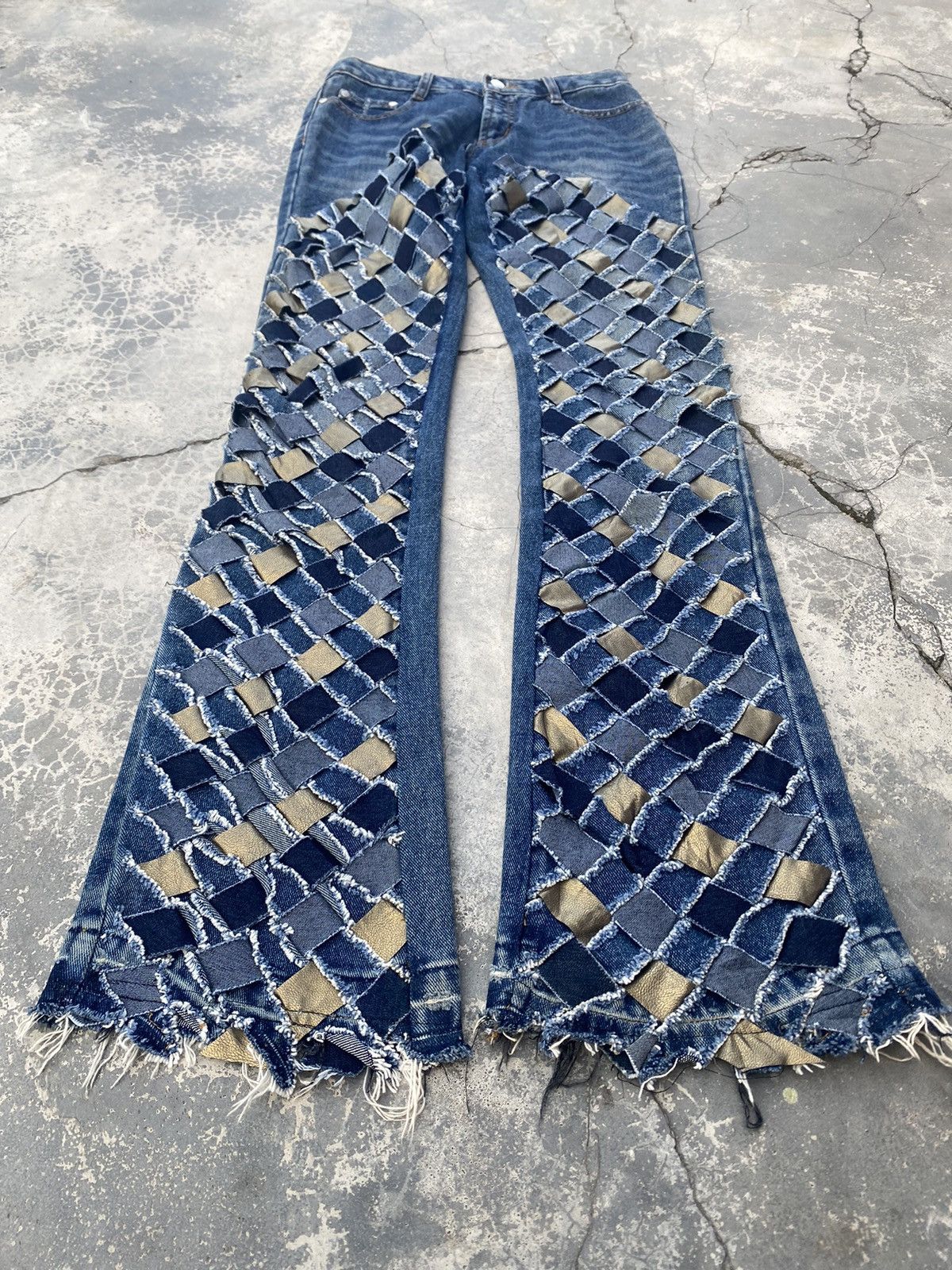 If Six Was Nine × Japanese Brand ANZUER JAPAN Braided Flare Size US 27 - 5 Thumbnail